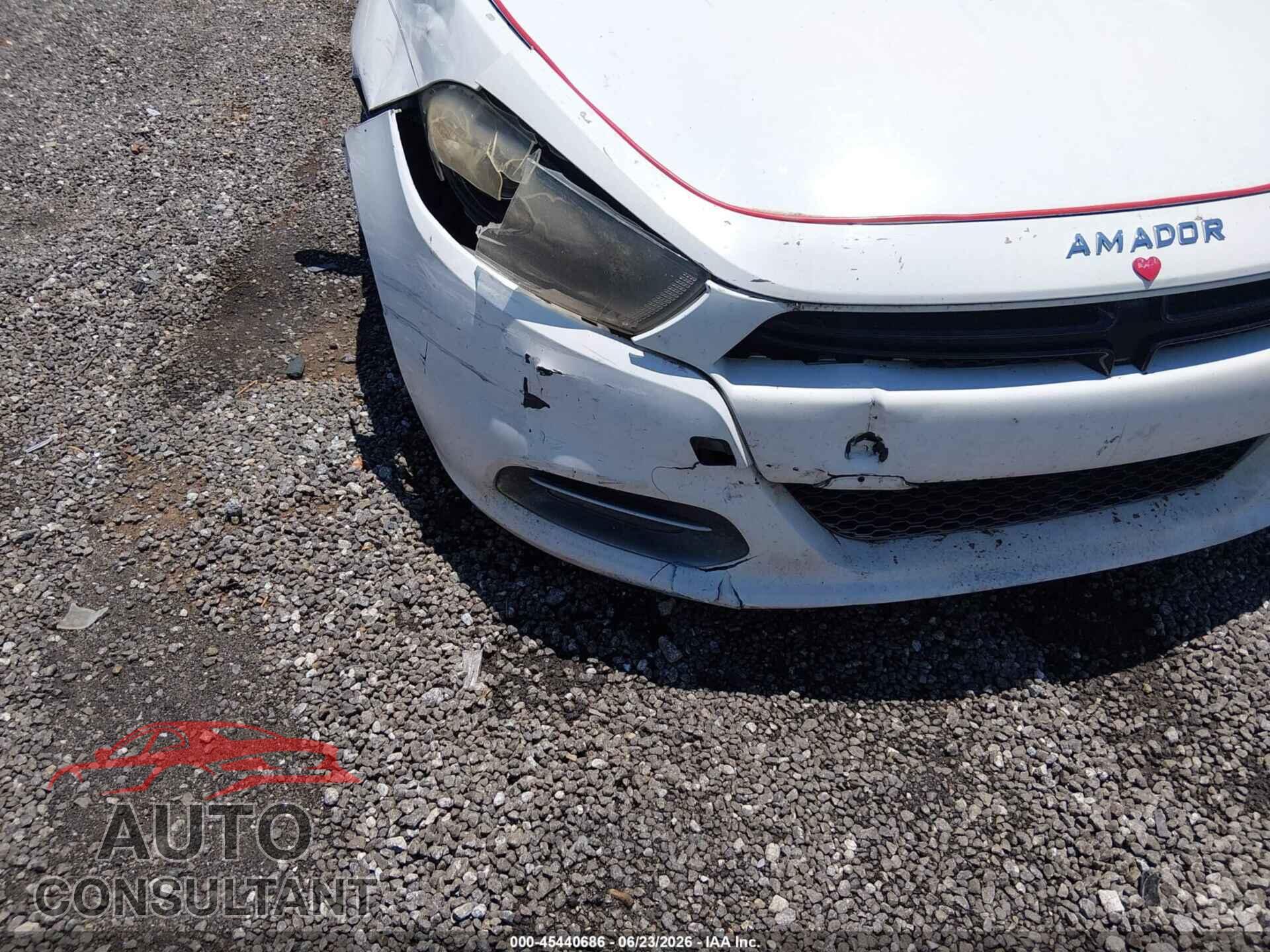 DODGE DART 2015 - 1C3CDFBBXFD404819