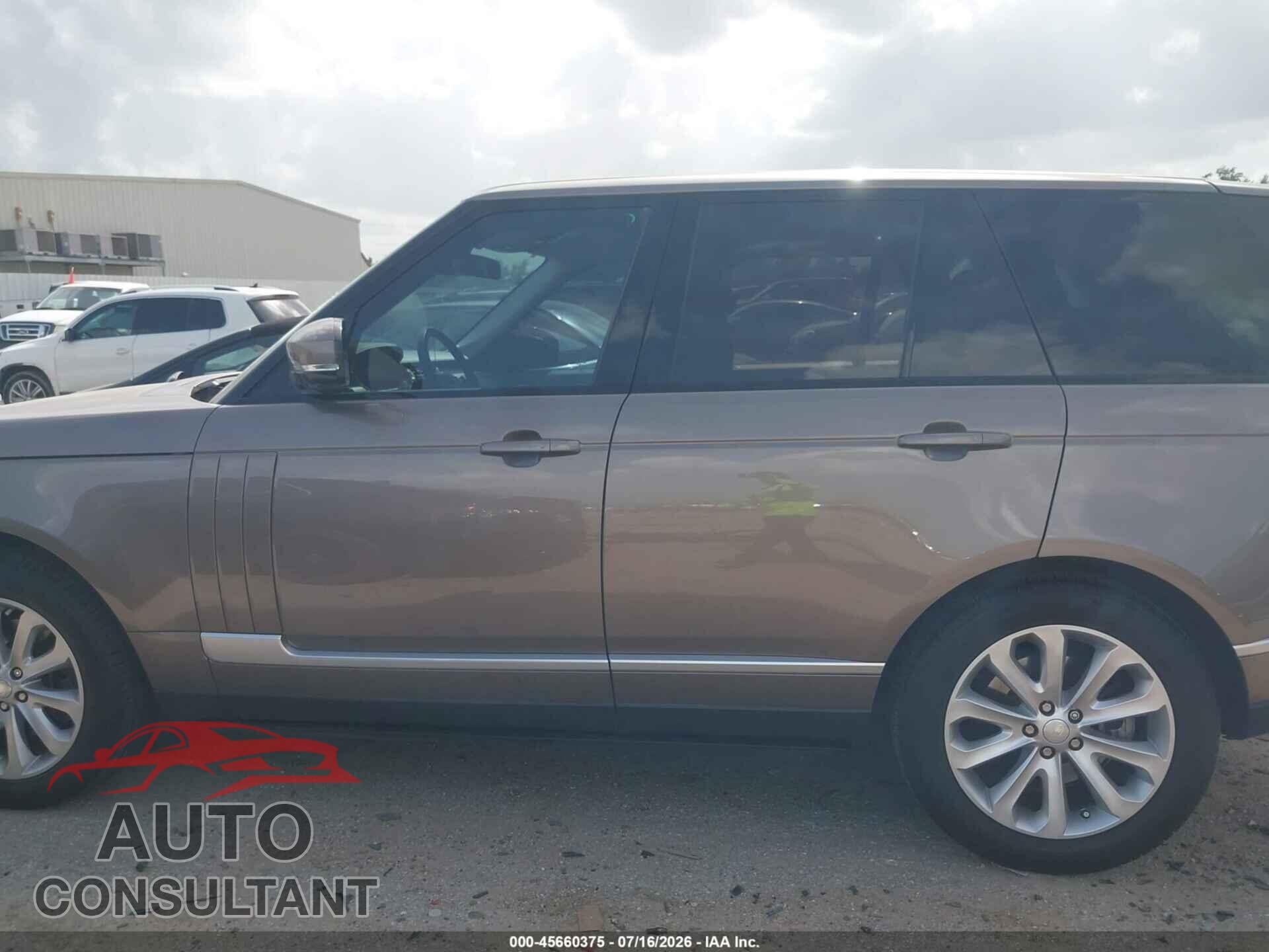 LAND ROVER RANGE ROVER 2015 - SALGS2VFXFA215446