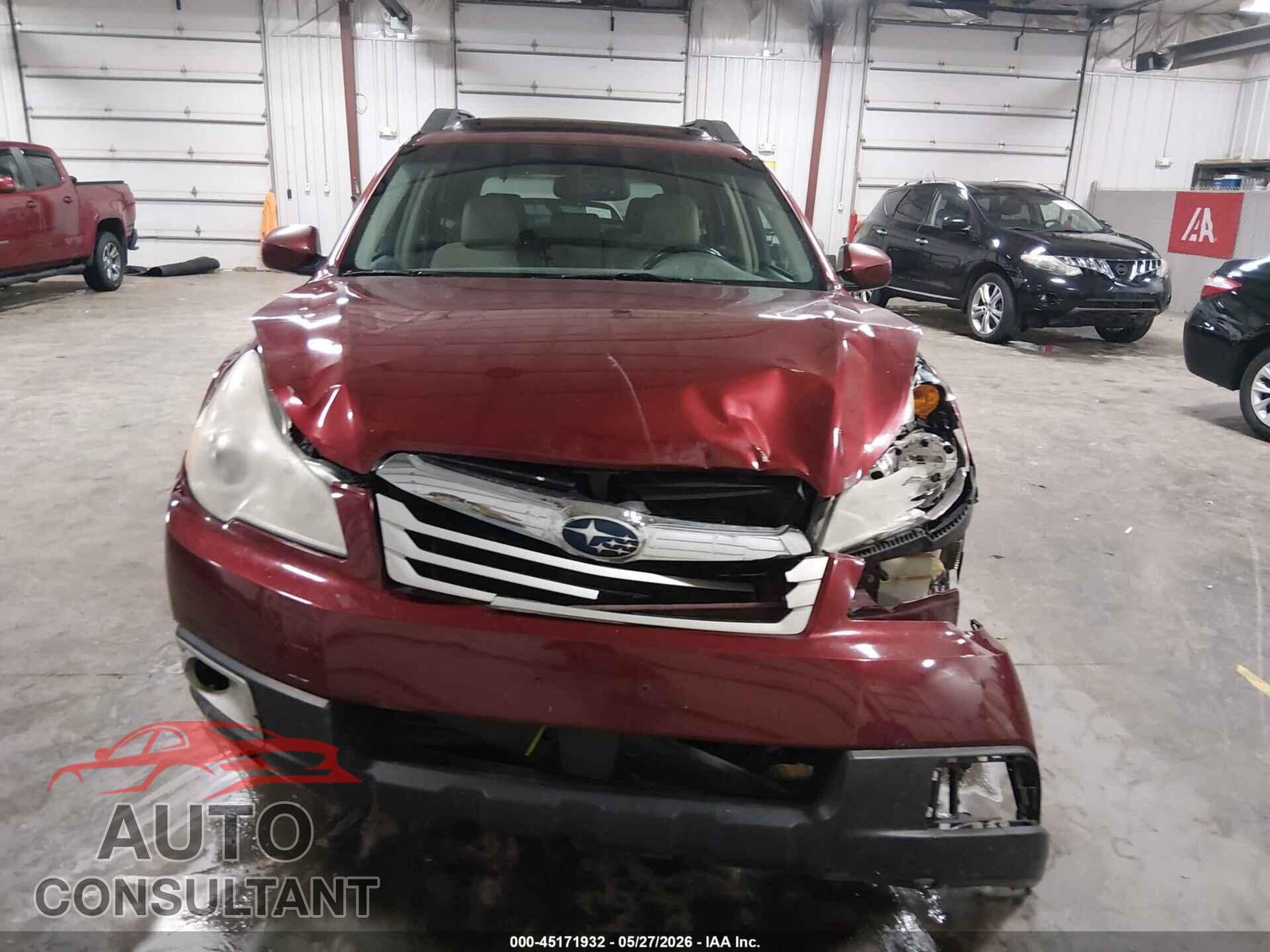 SUBARU OUTBACK 2011 - 4S4BRCKC6B3435092