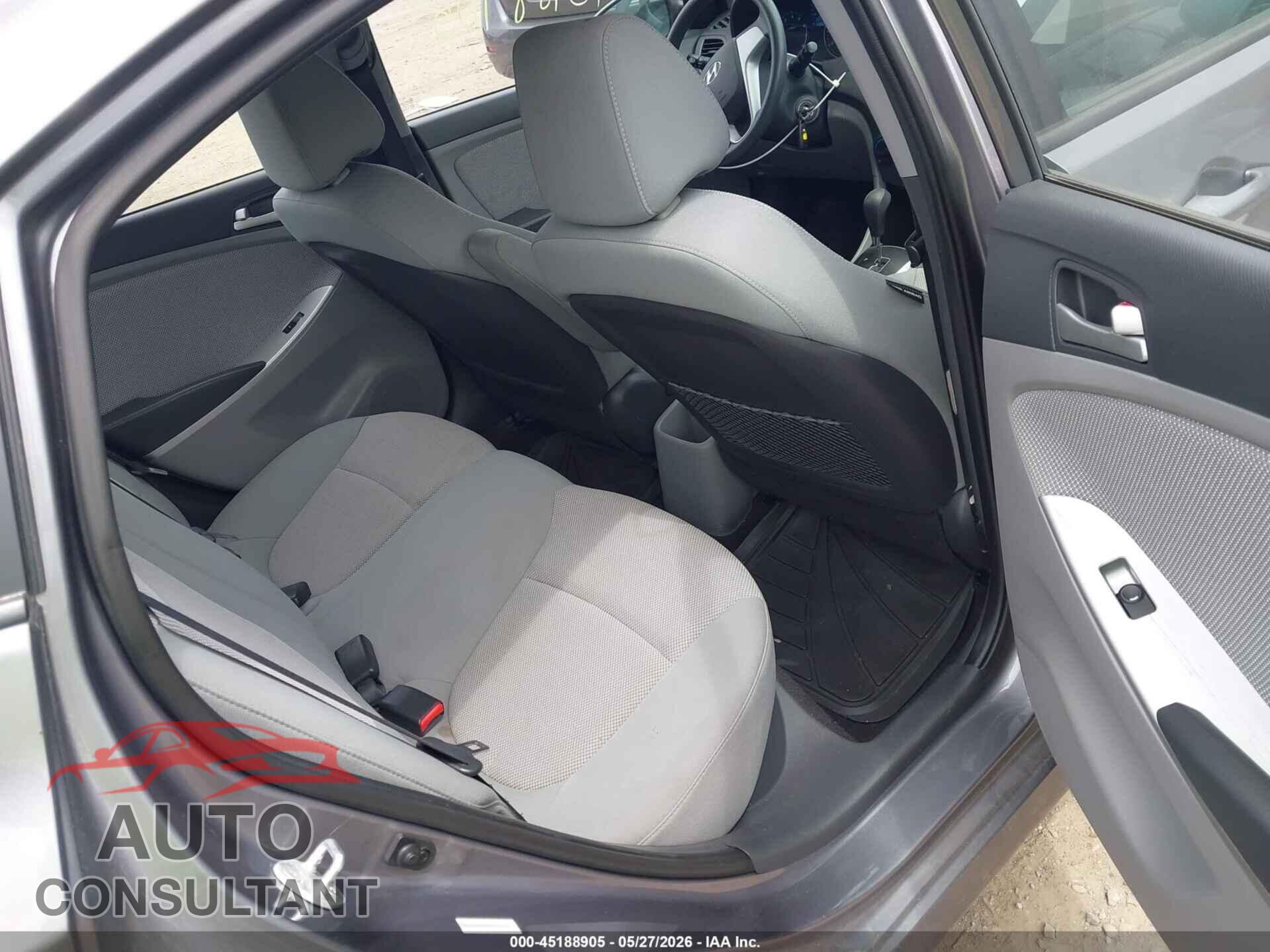 HYUNDAI ACCENT 2013 - KMHCT4AE5DU507542