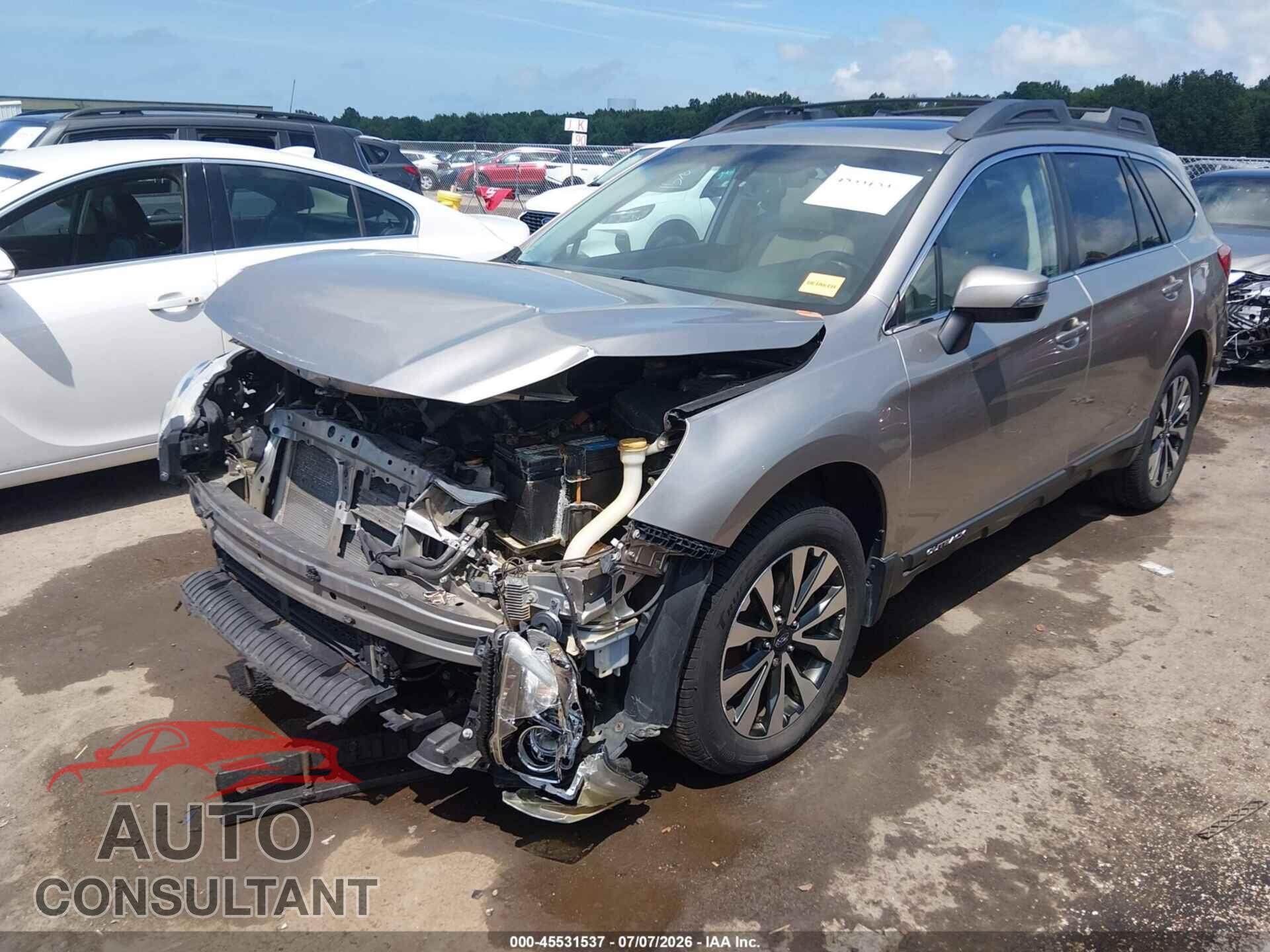 SUBARU OUTBACK 2015 - 4S4BSBLC0F3206796