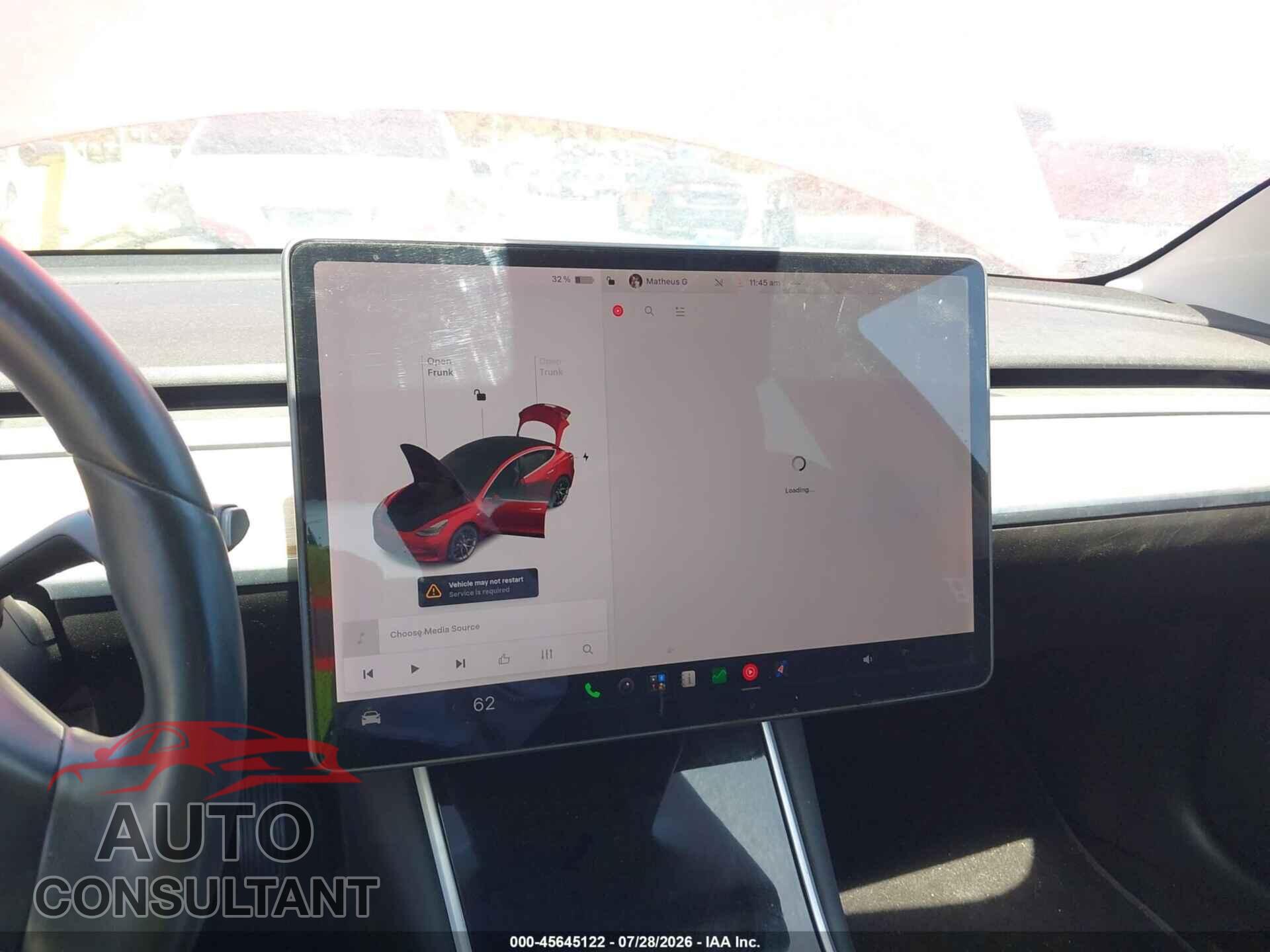 TESLA MODEL 3 2018 - 5YJ3E1EA0JF002968