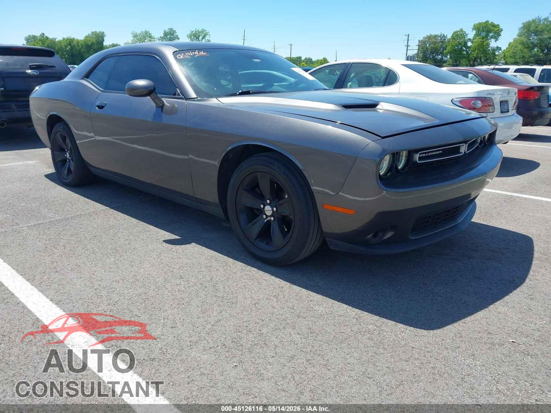 DODGE CHALLENGER 2016 - 2C3CDZAG2GH137324
