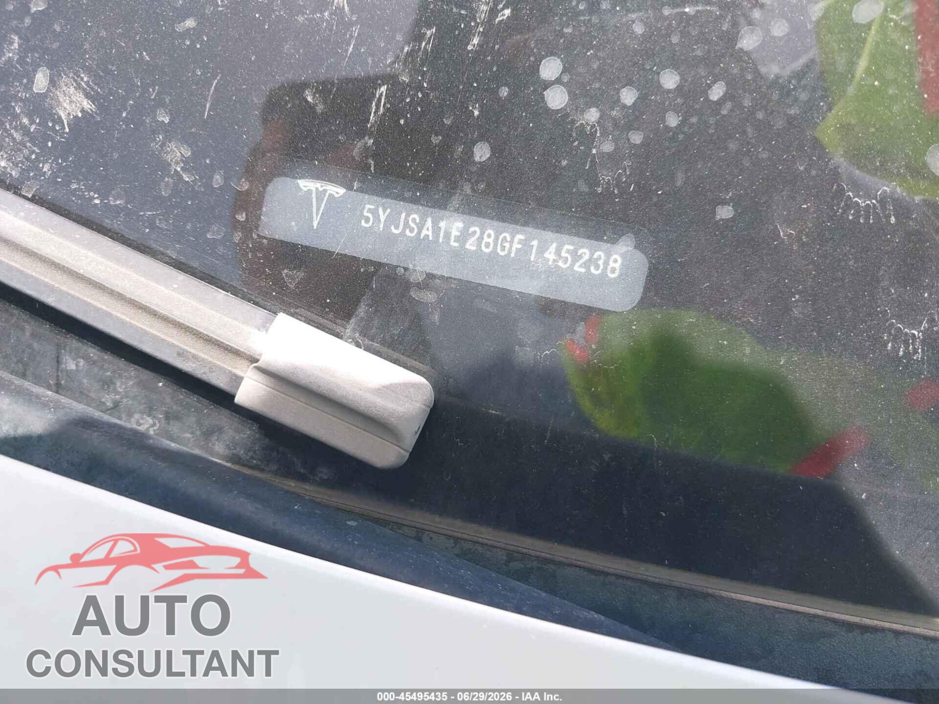 TESLA MODEL S 2016 - 5YJSA1E28GF145238