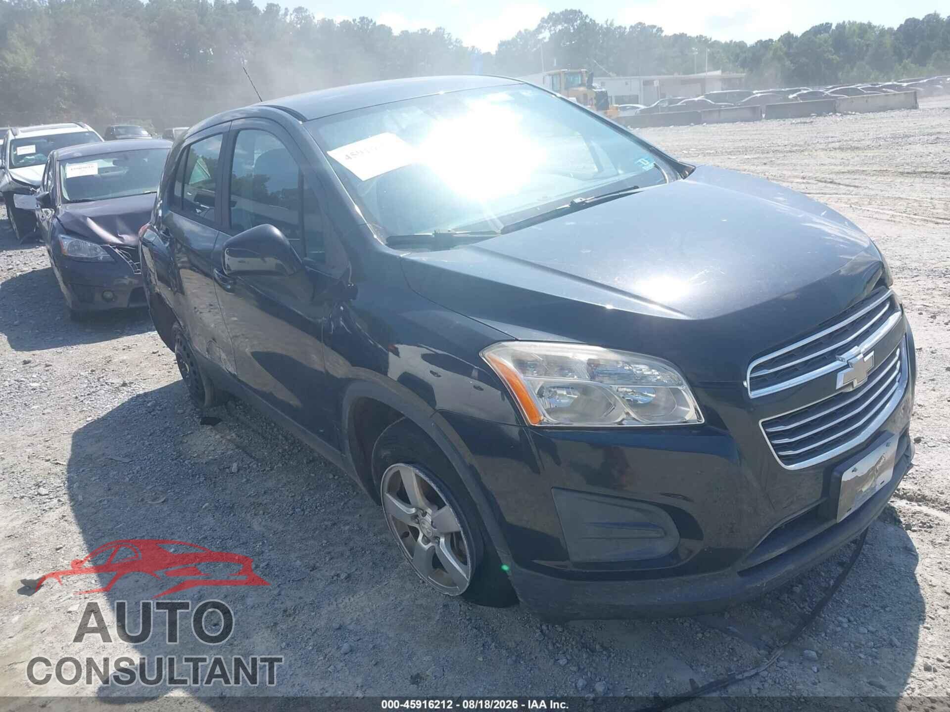 CHEVROLET TRAX 2015 - KL7CJPSB0FB210464