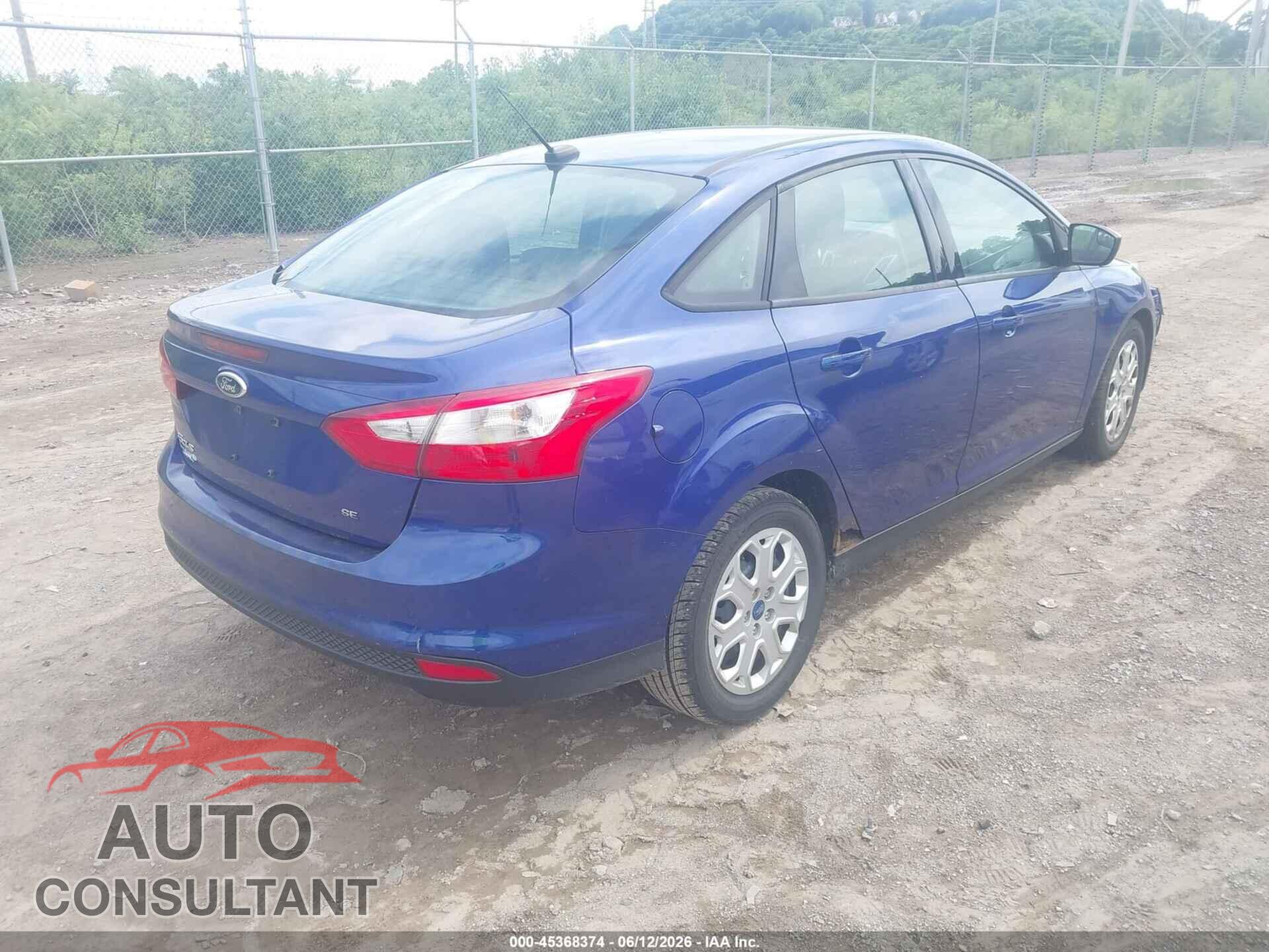 FORD FOCUS 2012 - 1FAHP3F2XCL255580