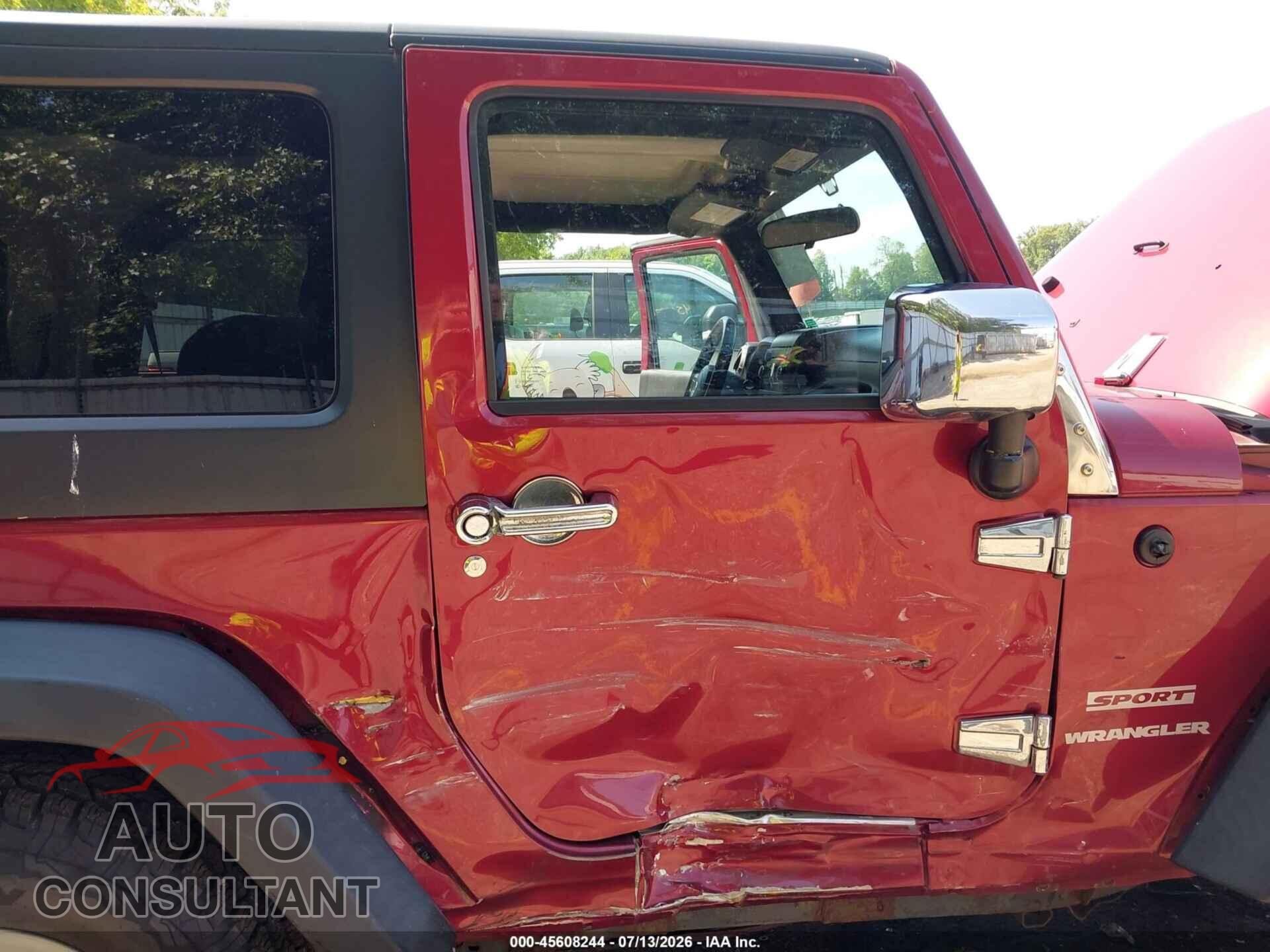 JEEP WRANGLER 2012 - 1C4AJWAGXCL253698