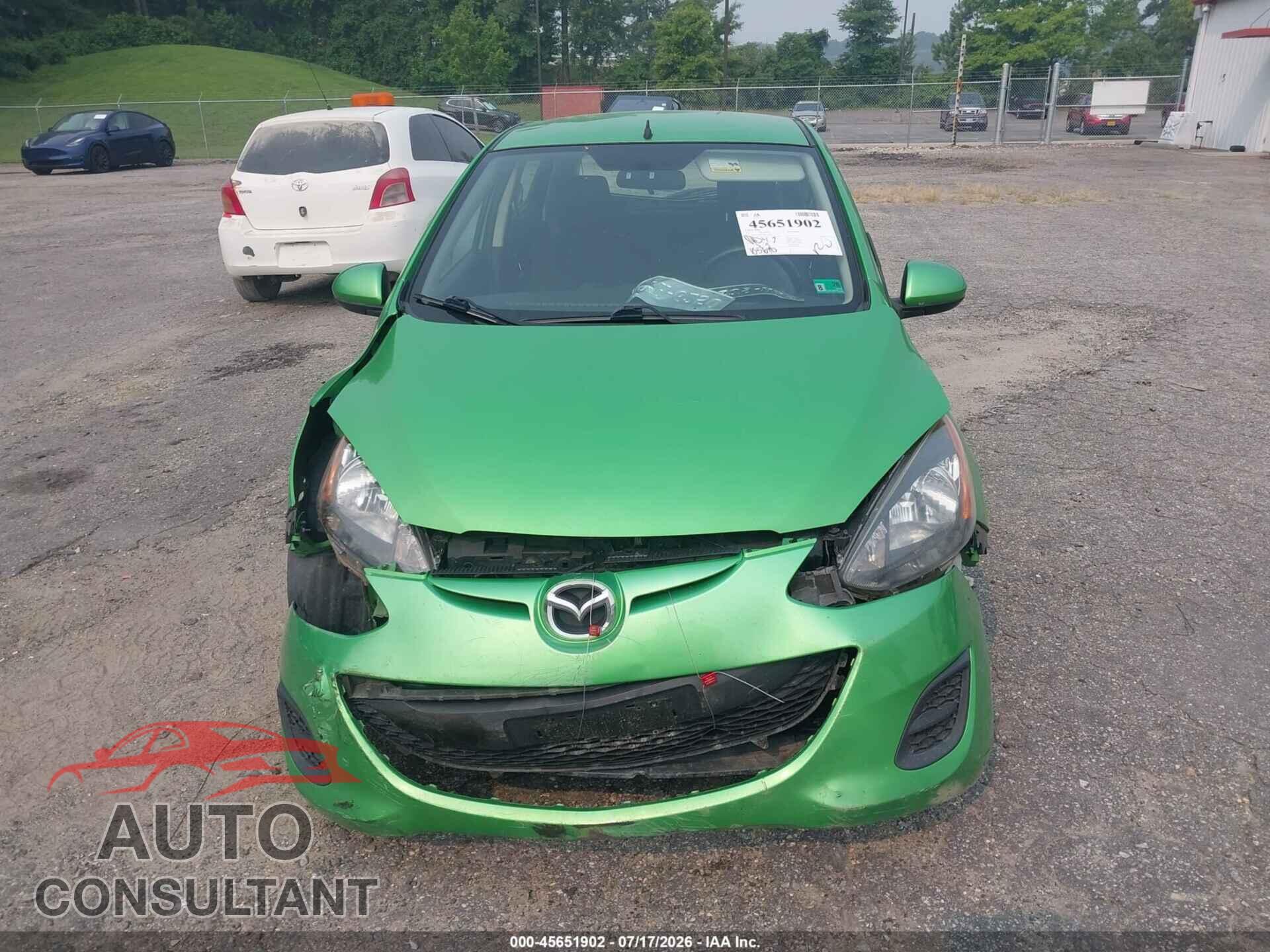 MAZDA MAZDA2 2013 - JM1DE1KY8D0152934