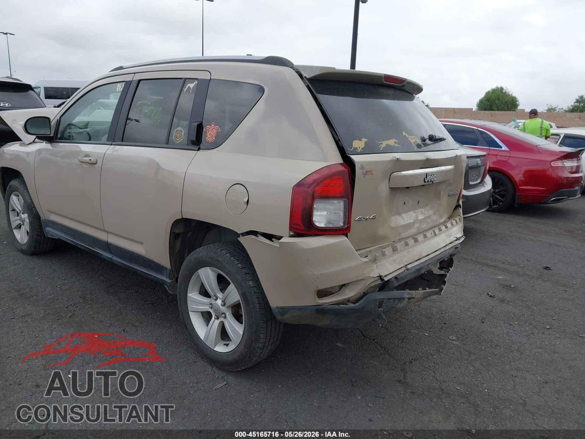 JEEP COMPASS 2017 - 1C4NJDEB5HD208965