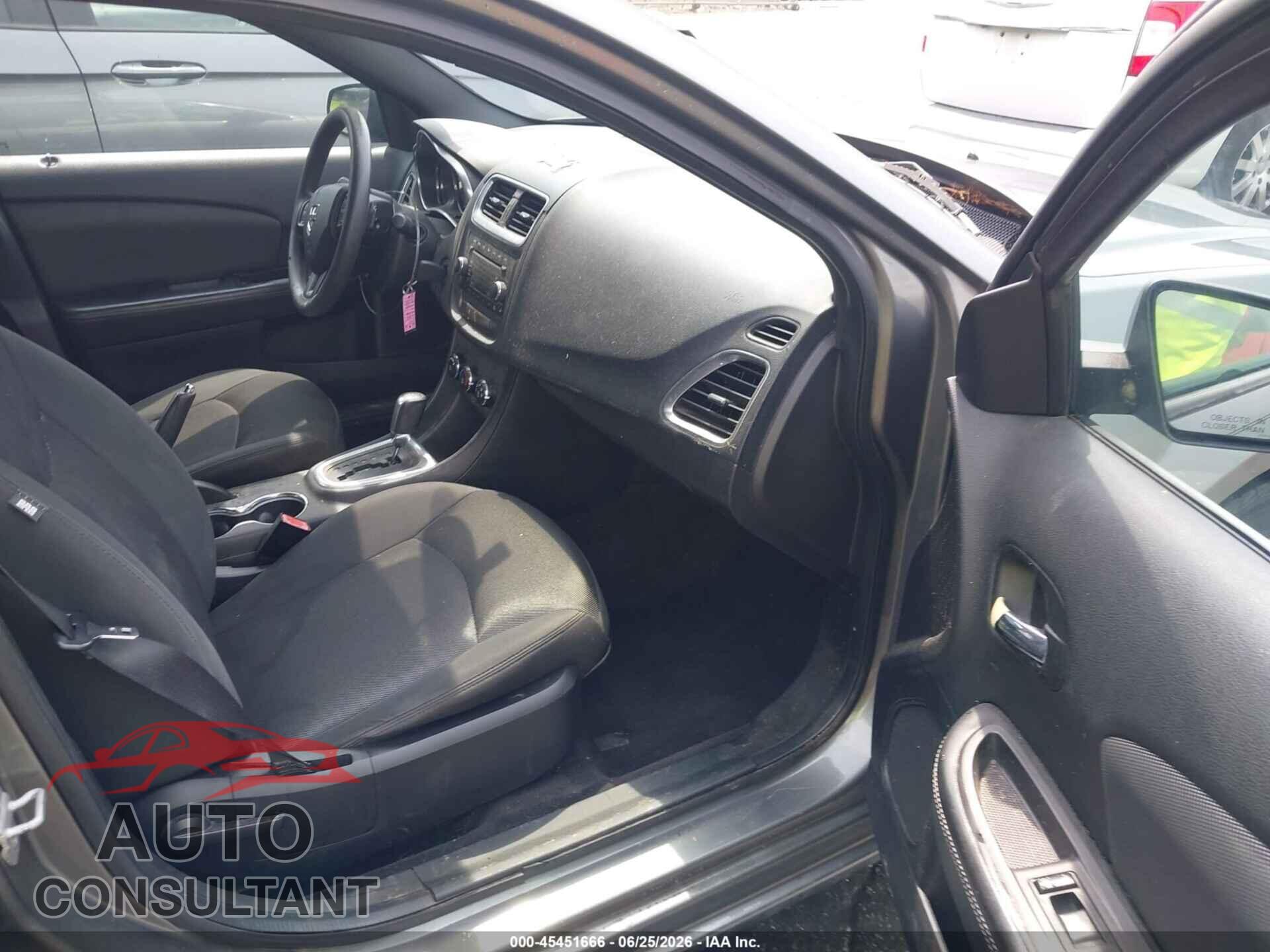 DODGE AVENGER 2013 - 1C3CDZAB8DN541493