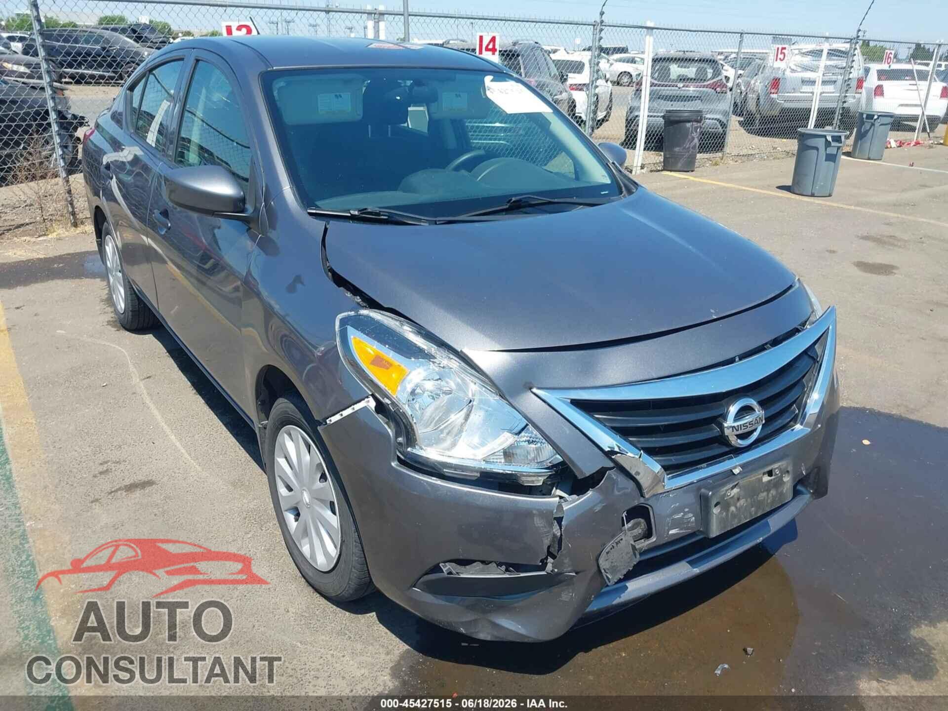 NISSAN VERSA 2019 - 3N1CN7AP3KL807978