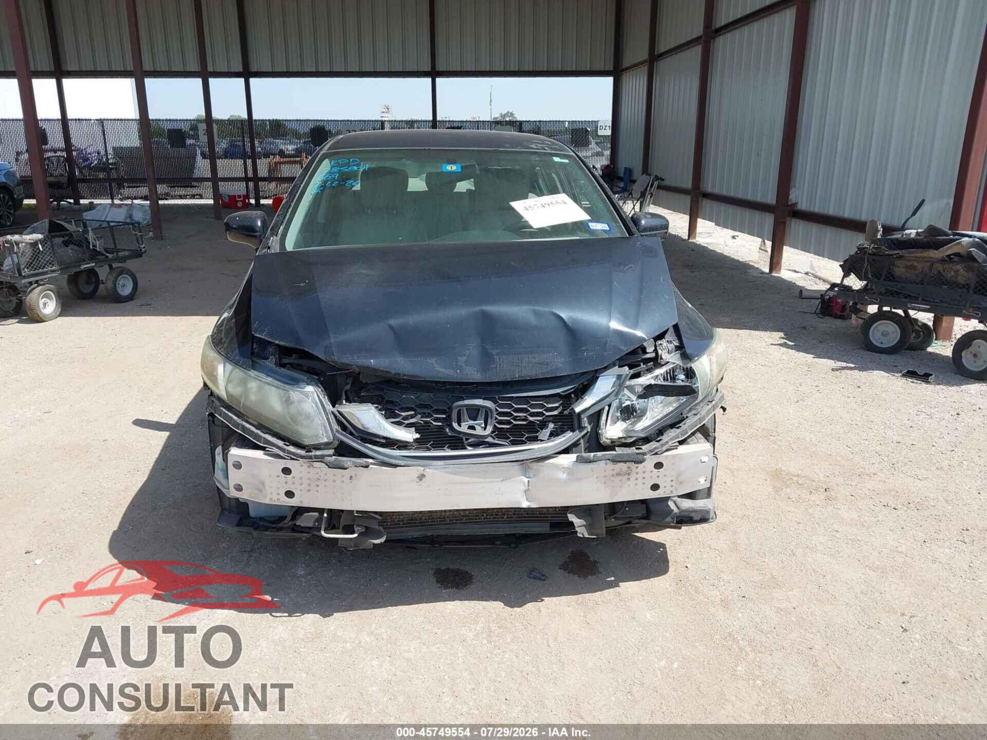 HONDA CIVIC 2014 - 19XFB2F5XEE024887