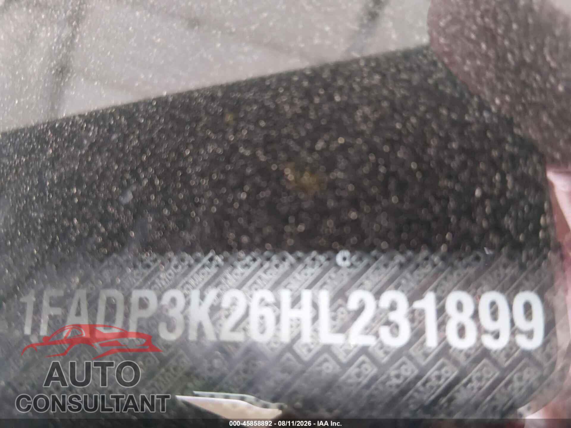 FORD FOCUS 2017 - 1FADP3K26HL231899