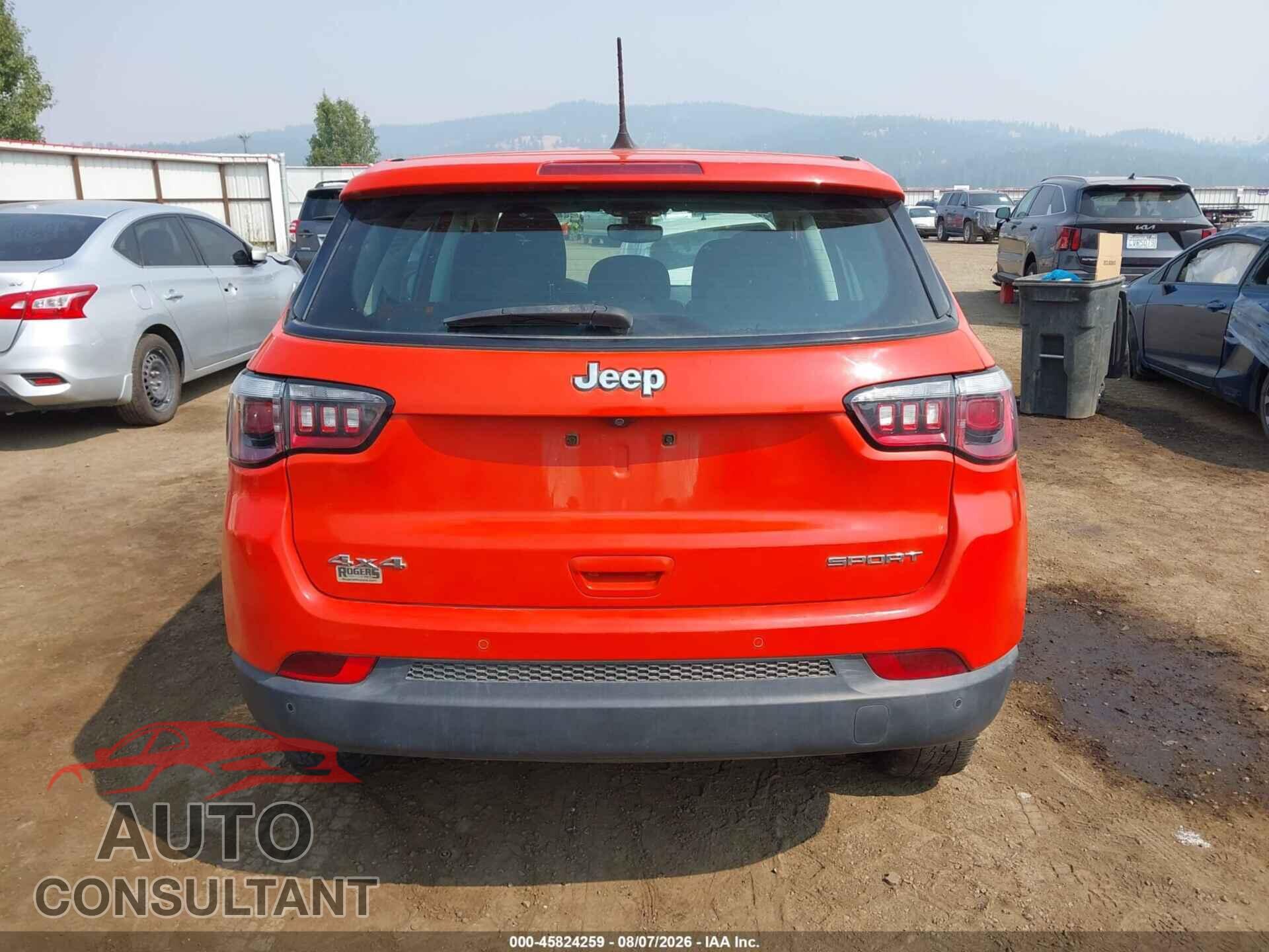 JEEP COMPASS 2019 - 3C4NJDAB3KT767552