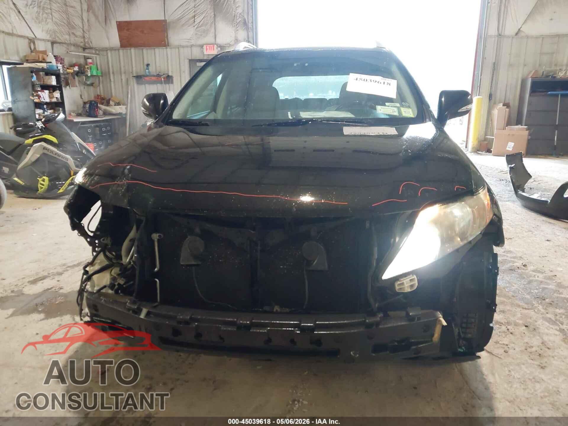 LEXUS RX 350 2011 - 2T2BK1BA2BC084051