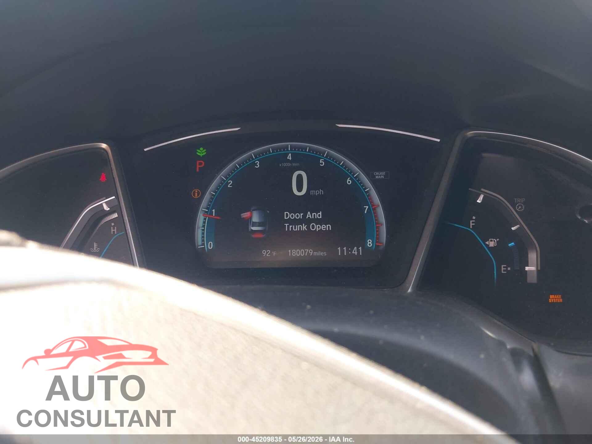 HONDA CIVIC 2017 - 19XFC2F76HE034996