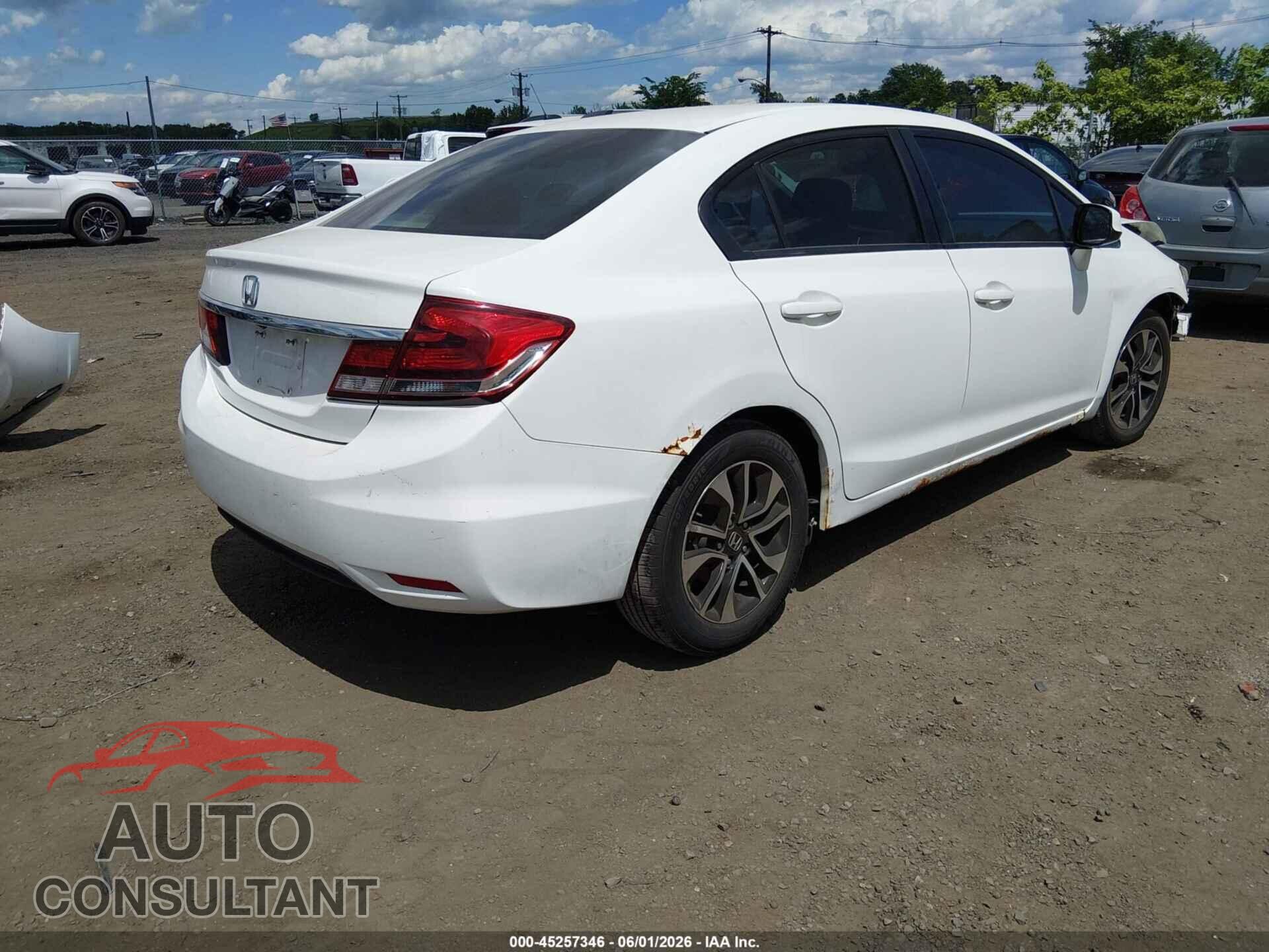 HONDA CIVIC 2013 - 19XFB2F83DE261875