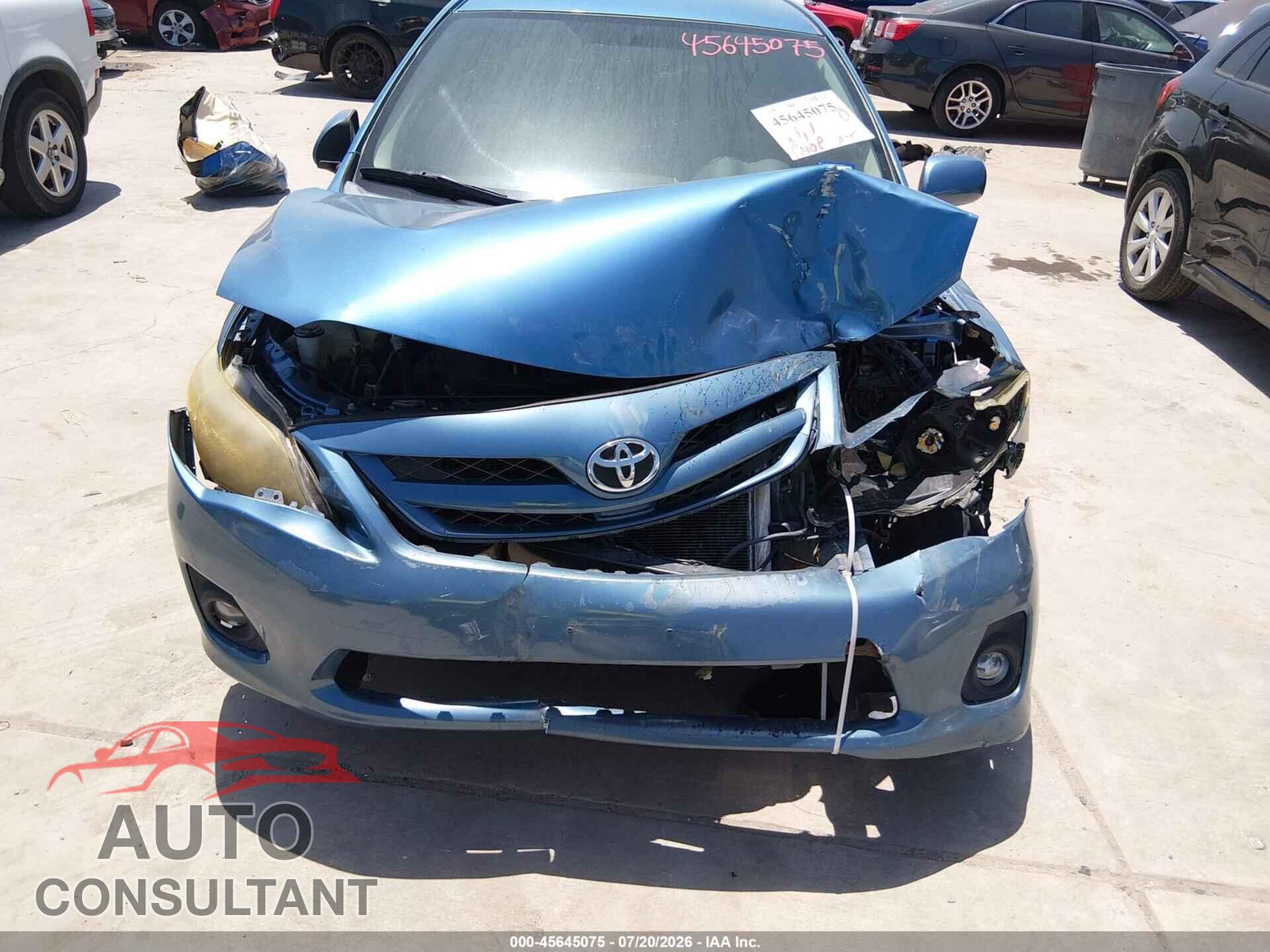 TOYOTA COROLLA 2013 - 5YFBU4EE4DP105936