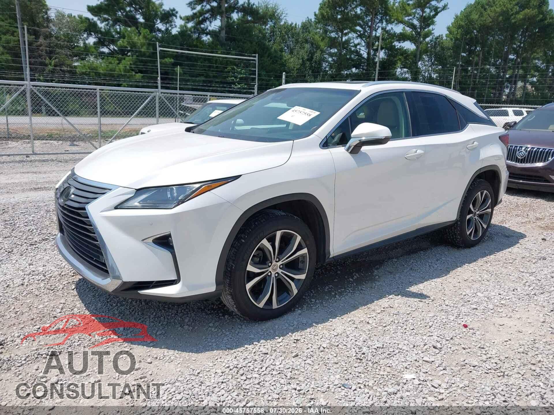 LEXUS RX 350 2017 - 2T2ZZMCA2HC049092