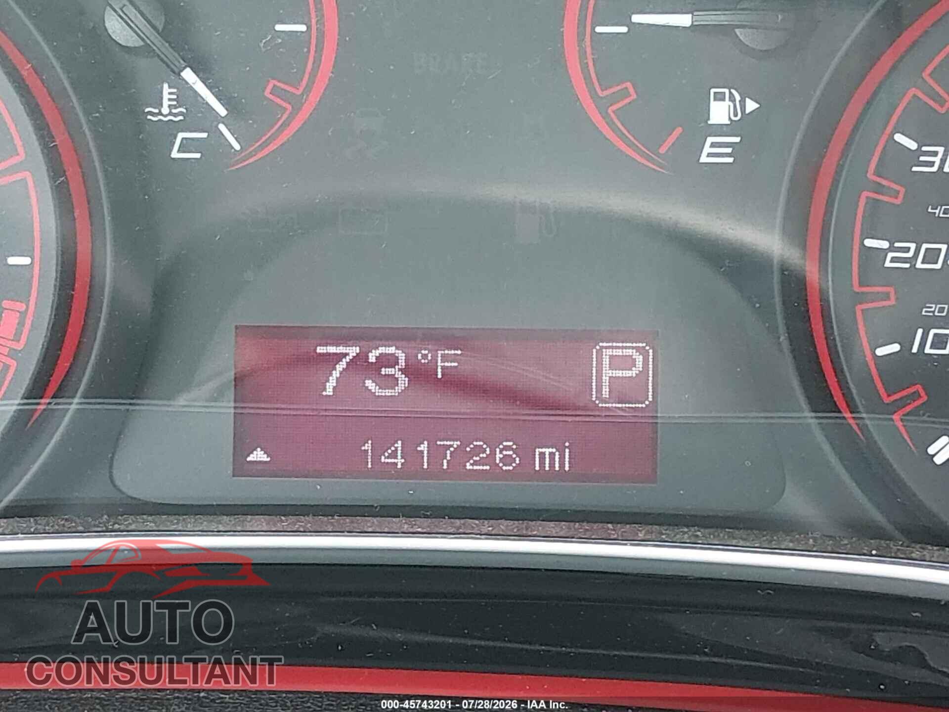 DODGE DART 2016 - 1C3CDFBB2GD644450