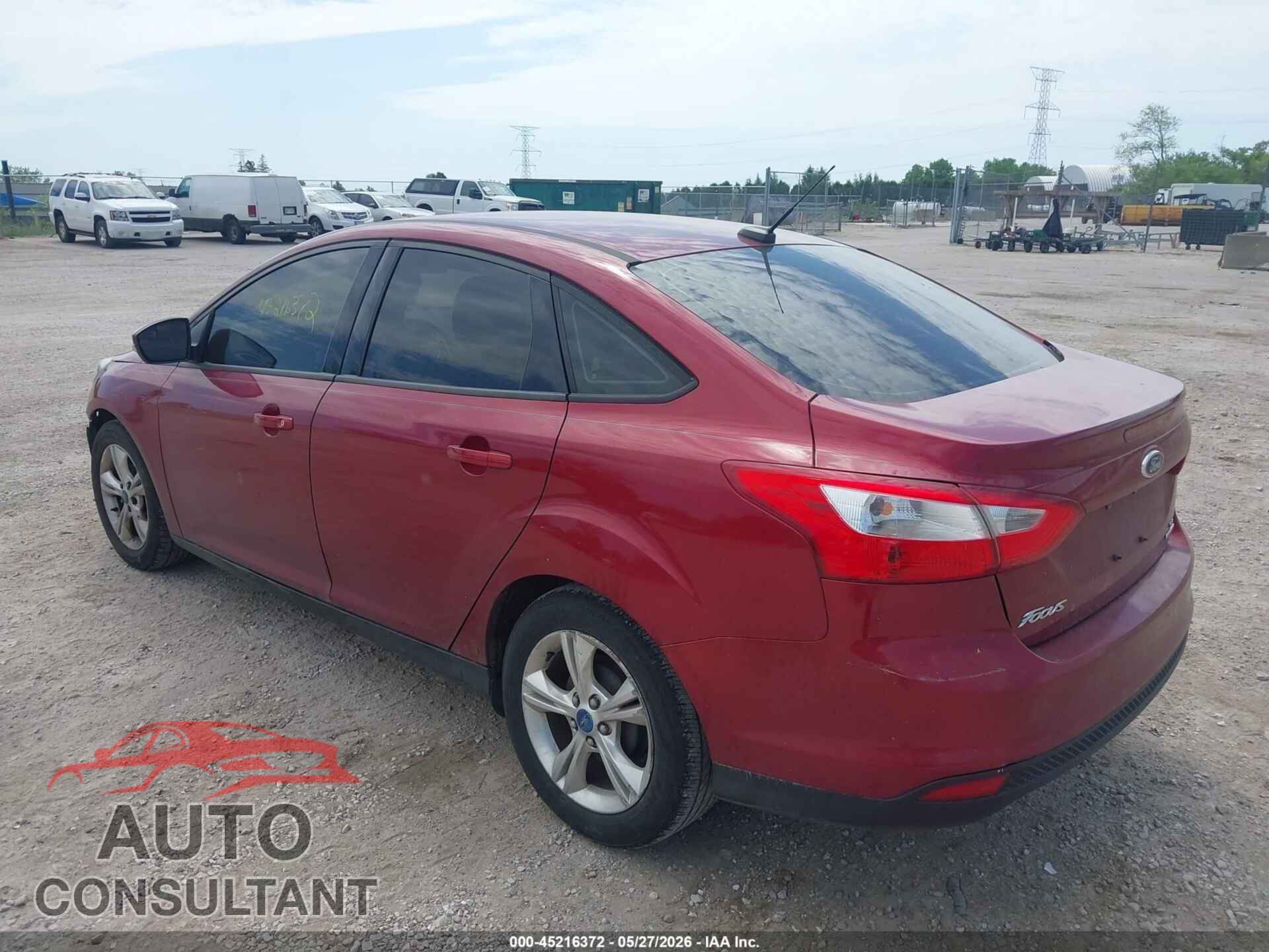 FORD FOCUS 2013 - 1FADP3F22DL260854