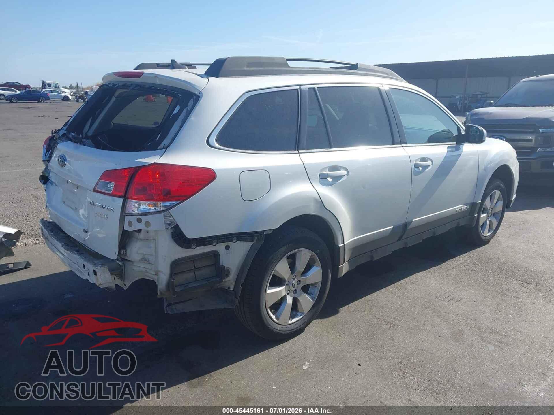 SUBARU OUTBACK 2012 - 4S4BRBLC7C3242007