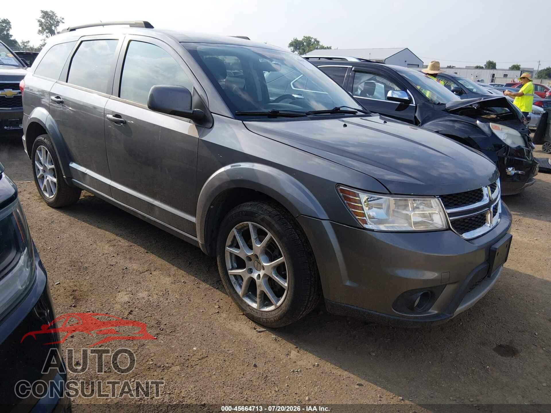 DODGE JOURNEY 2013 - 3C4PDCBG6DT653262