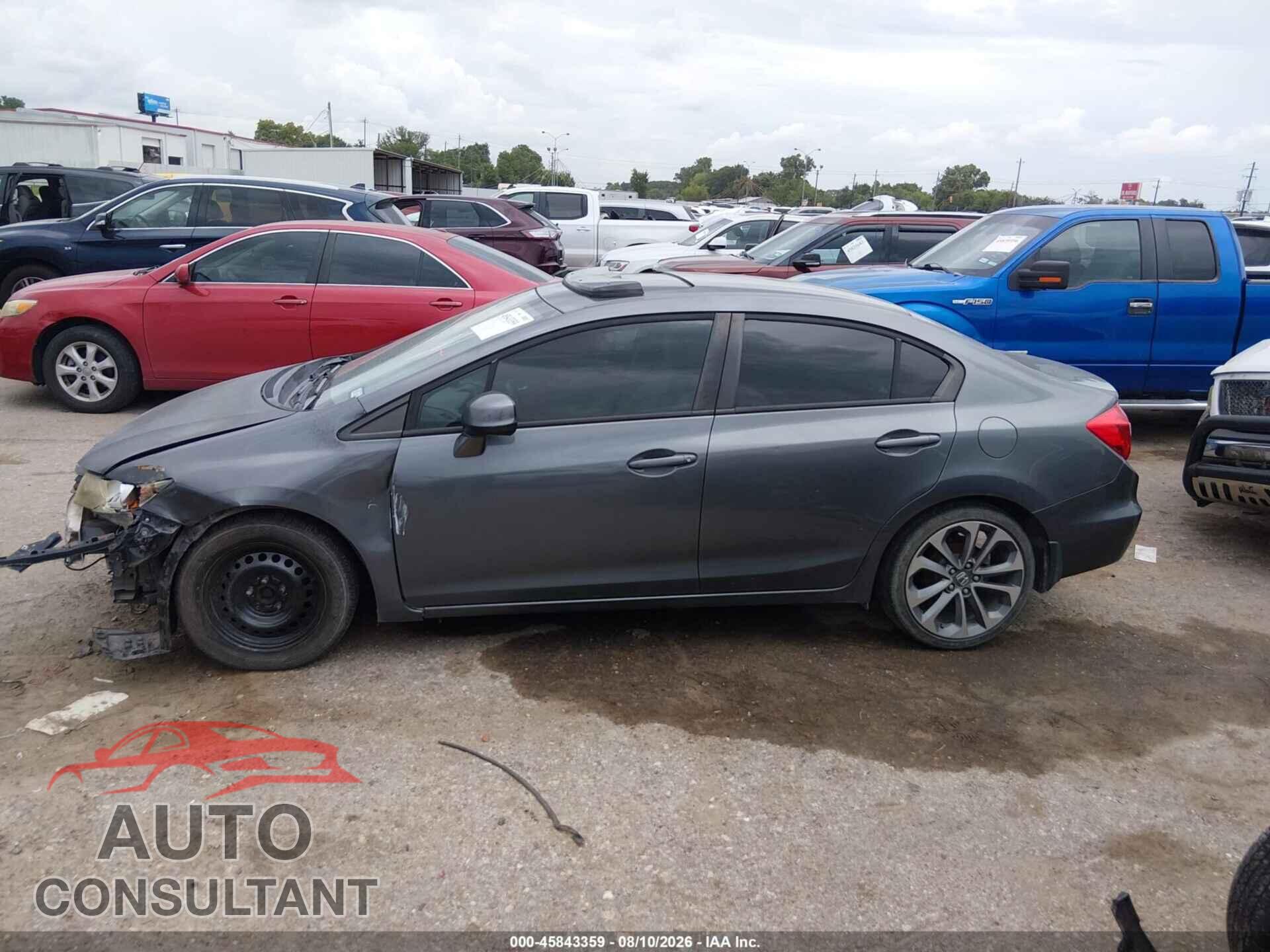 HONDA CIVIC 2012 - 19XFB2F87CE076727