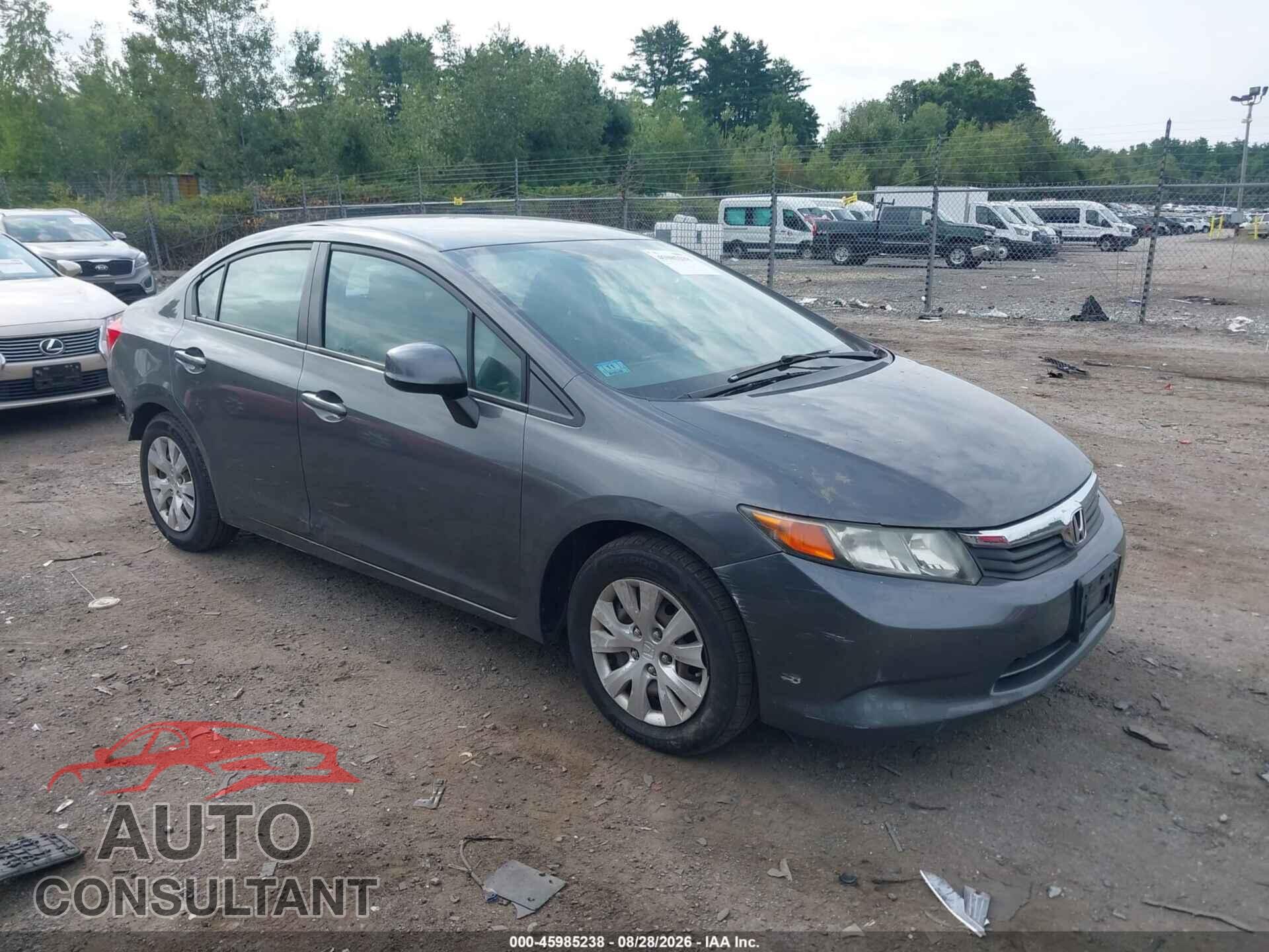 HONDA CIVIC 2012 - 2HGFB2F55CH558091