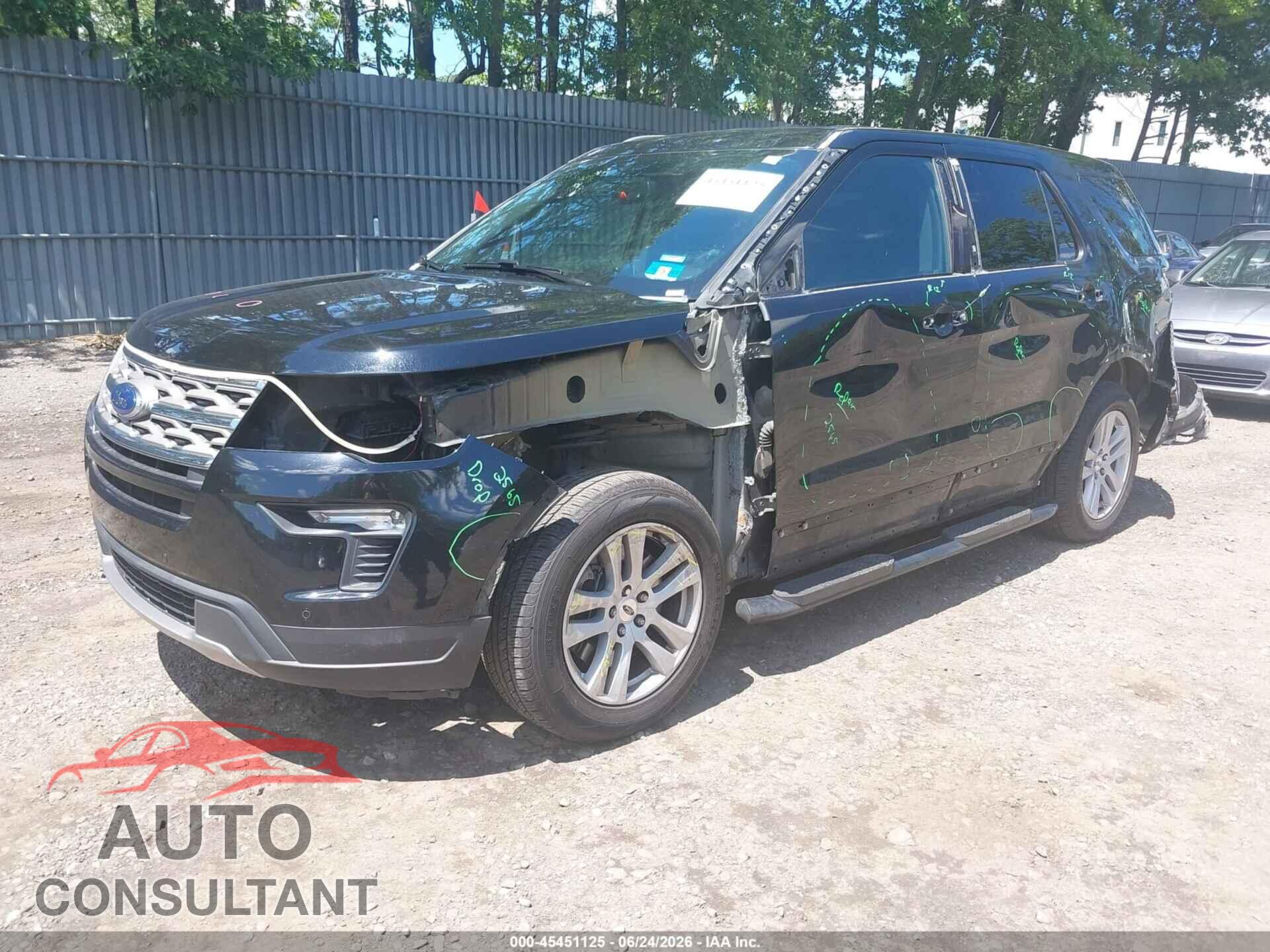 FORD EXPLORER 2018 - 1FM5K8D80JGB16608