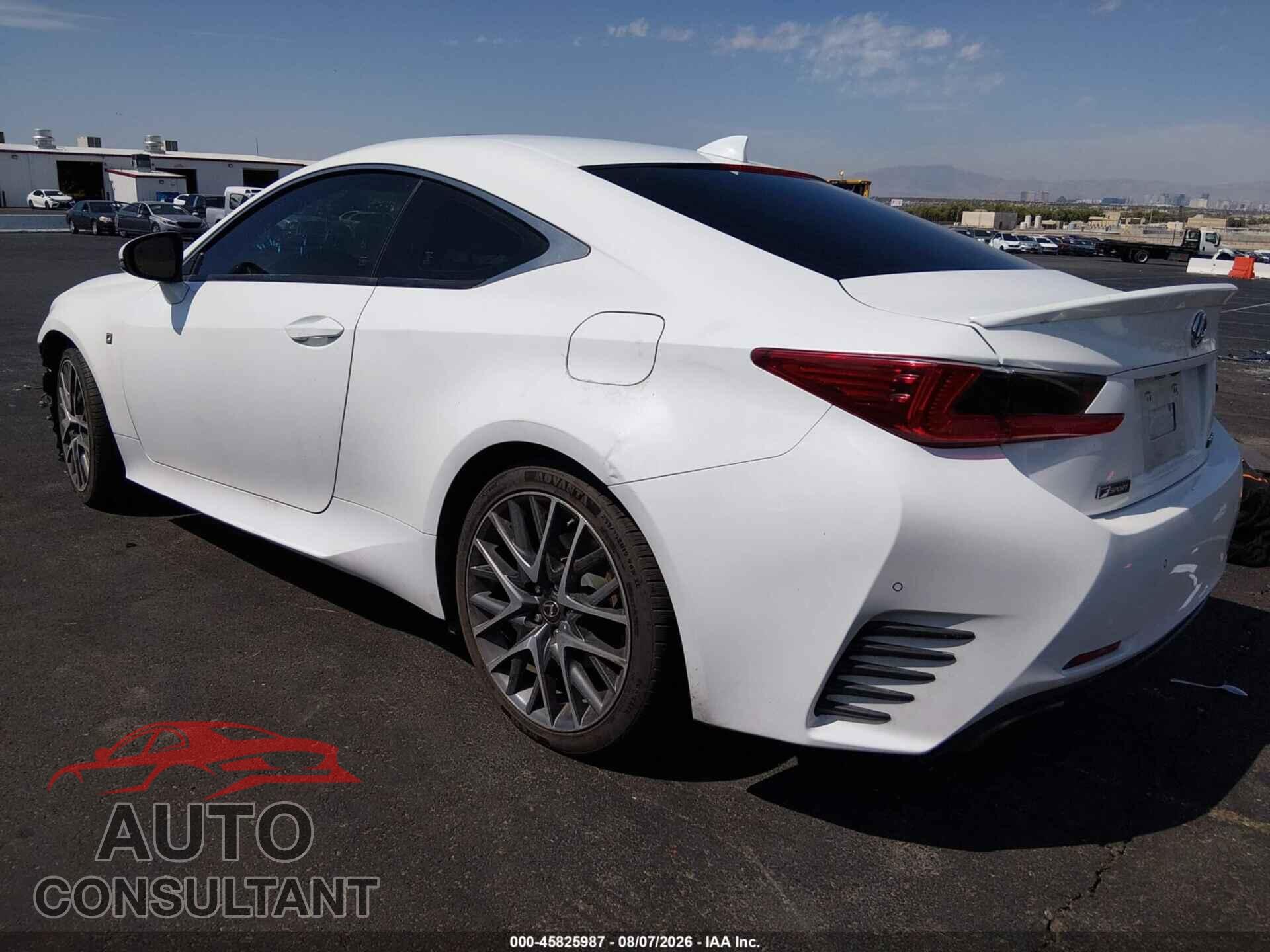 LEXUS RC 350 2015 - JTHHE5BC0F5009557
