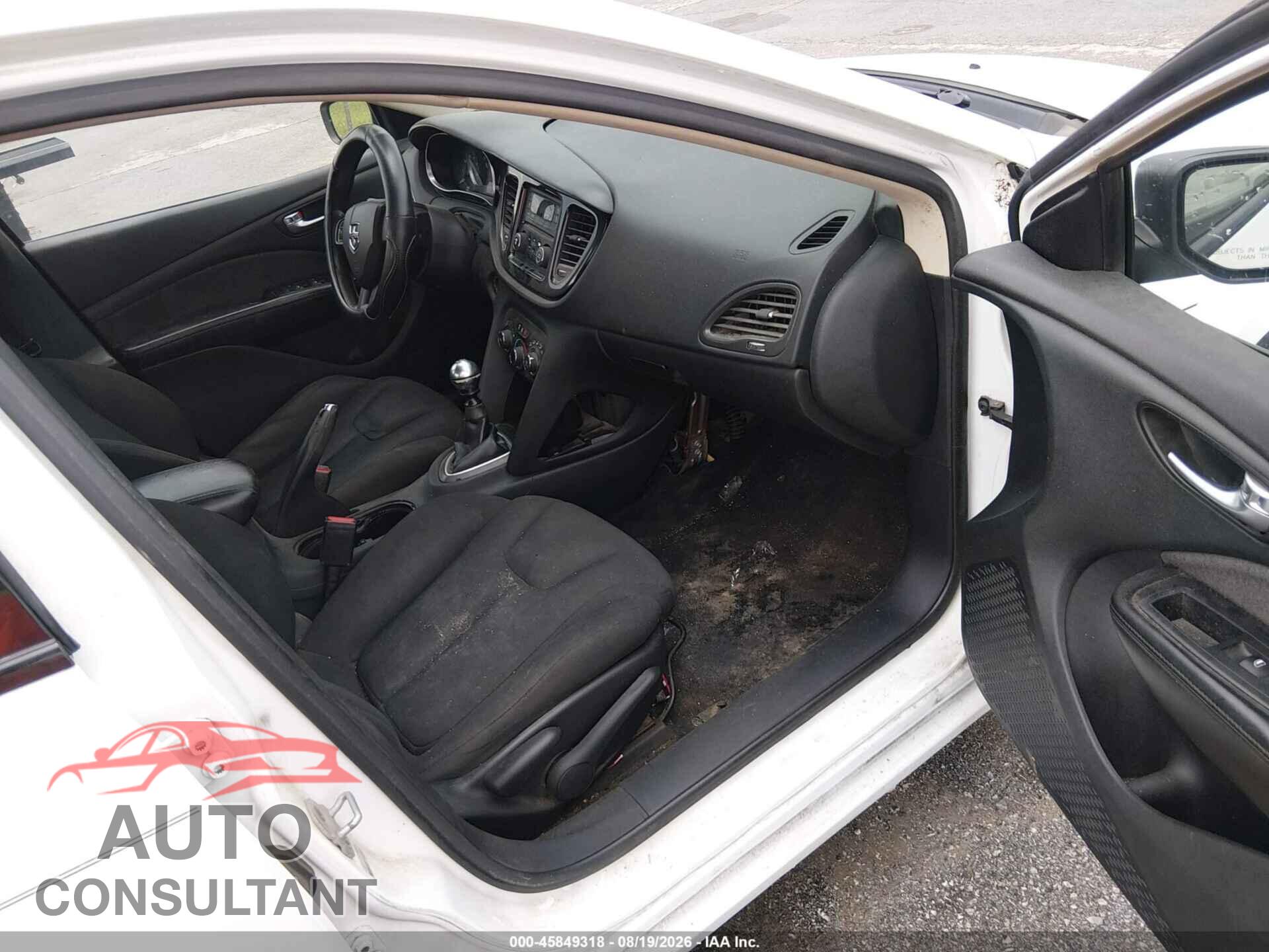 DODGE DART 2013 - 1C3CDFAA5DD302897
