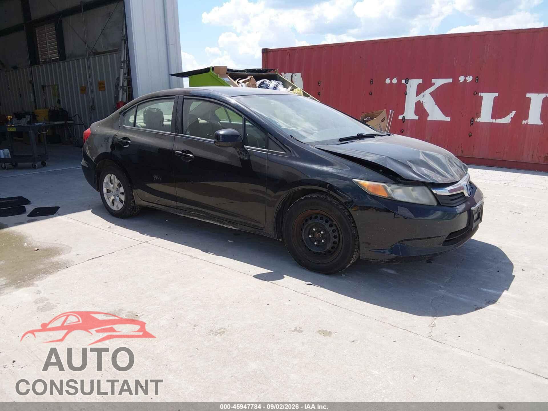 HONDA CIVIC 2012 - 2HGFB2F50CH322464