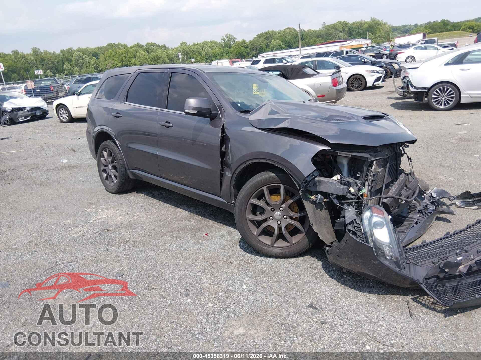 DODGE DURANGO 2018 - 1C4SDJCT0JC474670