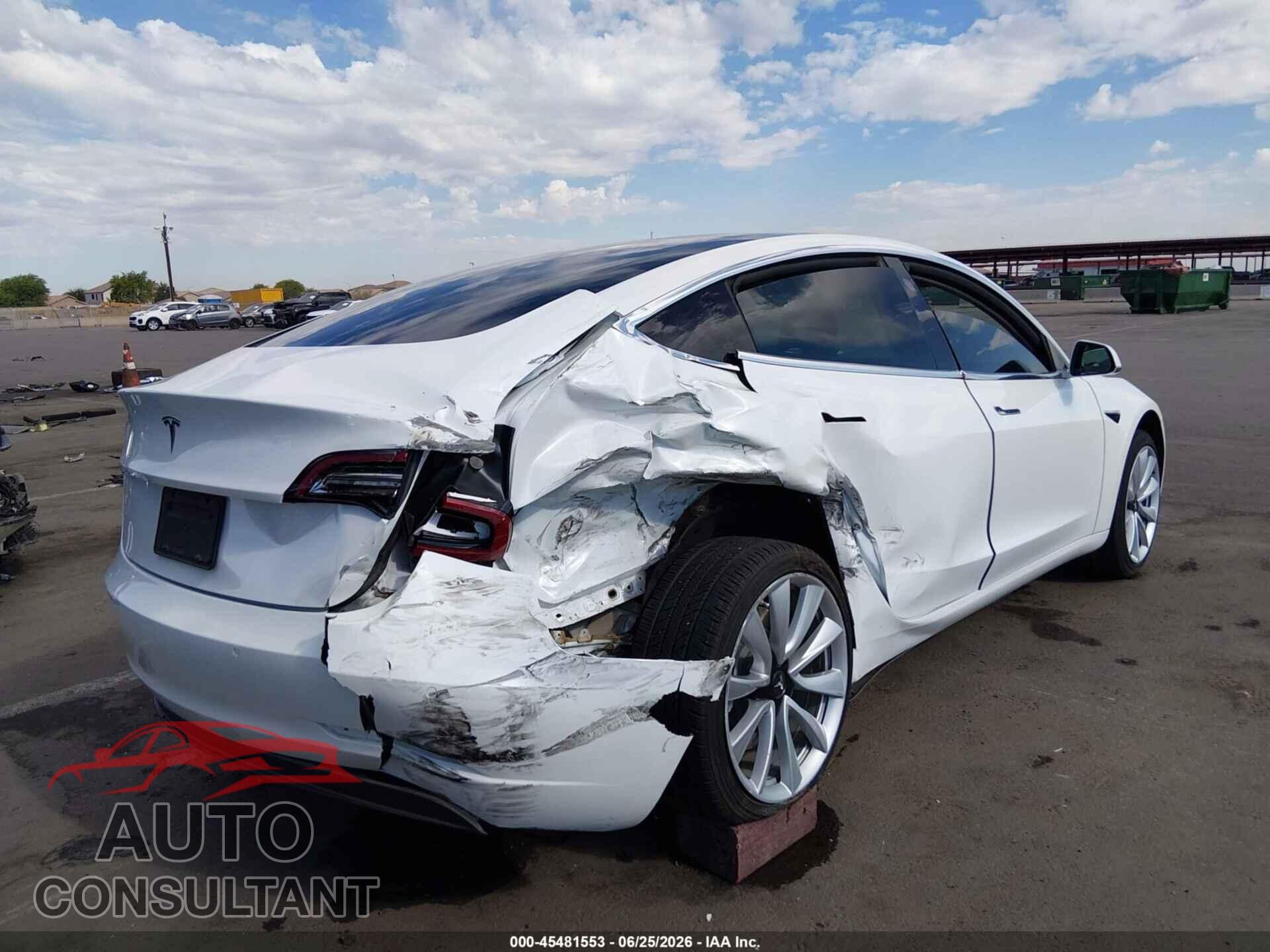 TESLA MODEL 3 2019 - 5YJ3E1EA2KF301489