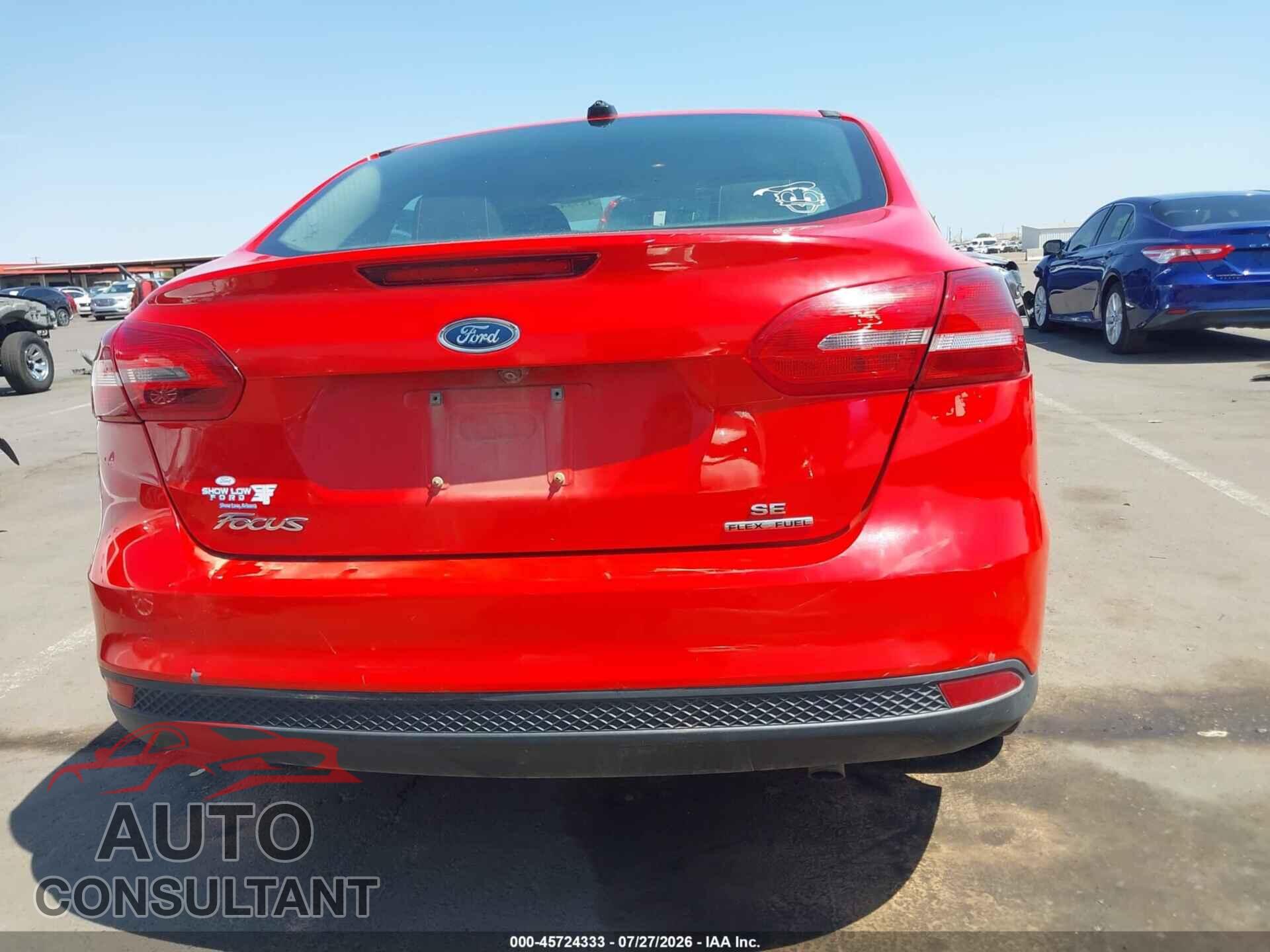 FORD FOCUS 2016 - 1FADP3F25GL378577