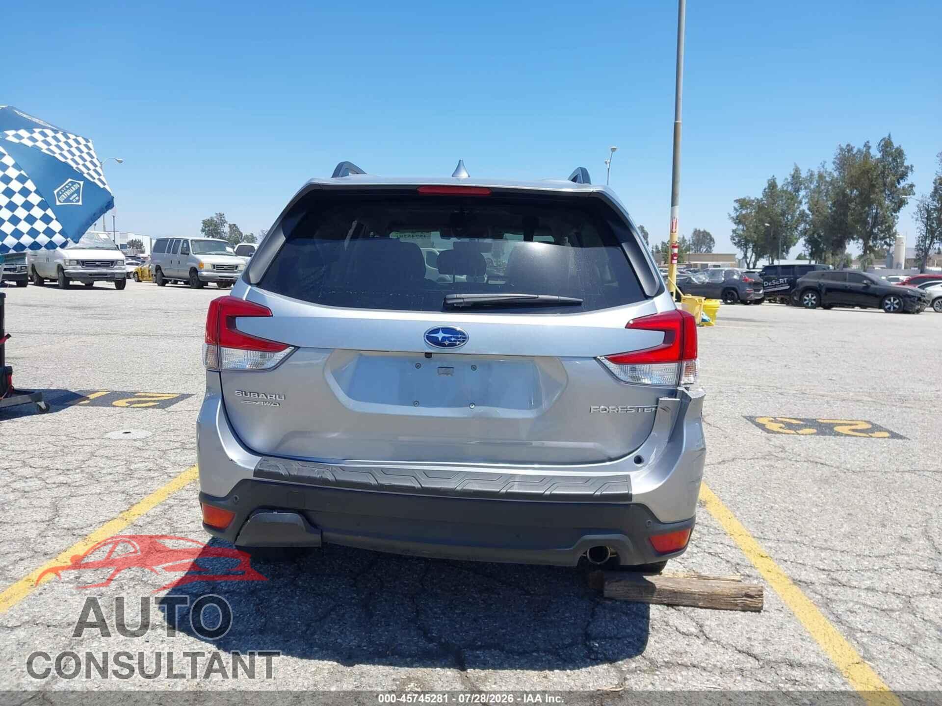 SUBARU FORESTER 2019 - JF2SKAUC2KH469237