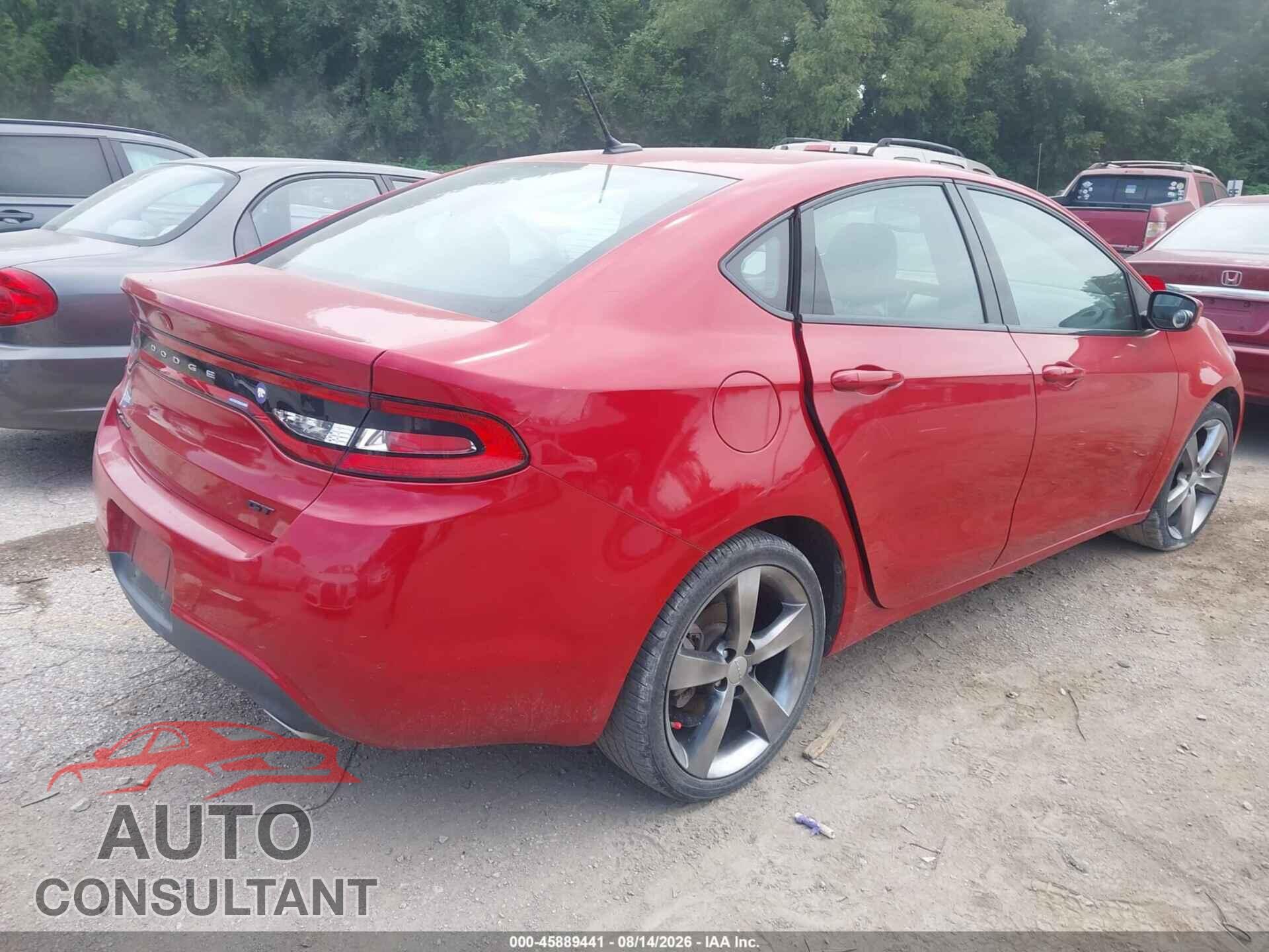 DODGE DART 2016 - 1C3CDFEB8GD680851