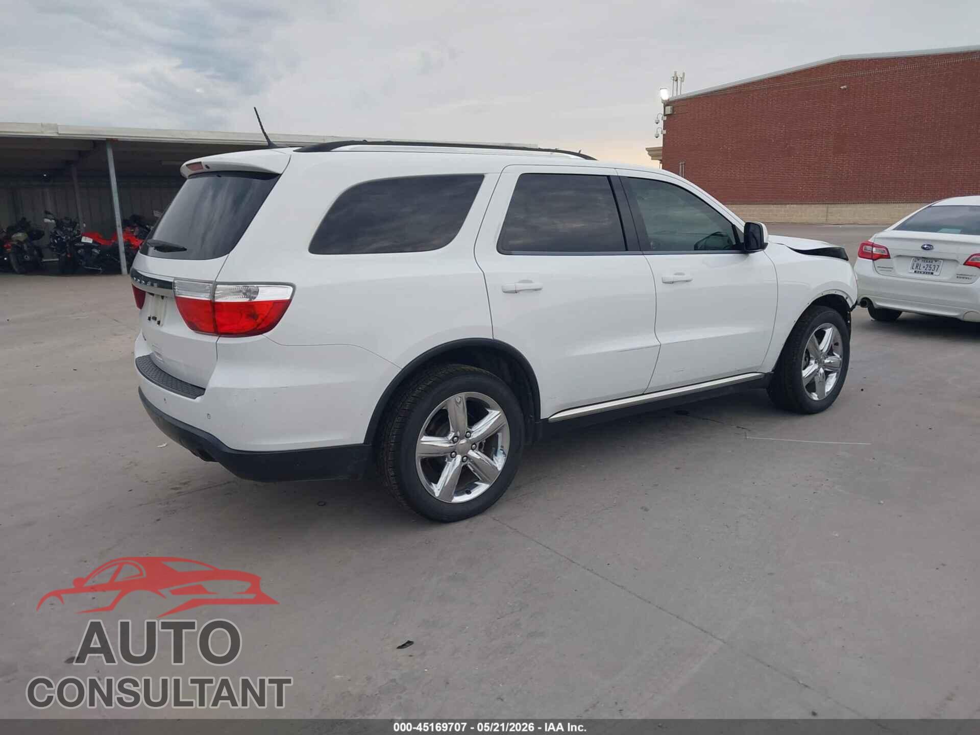 DODGE DURANGO 2013 - 1C4RDHAG6DC695112
