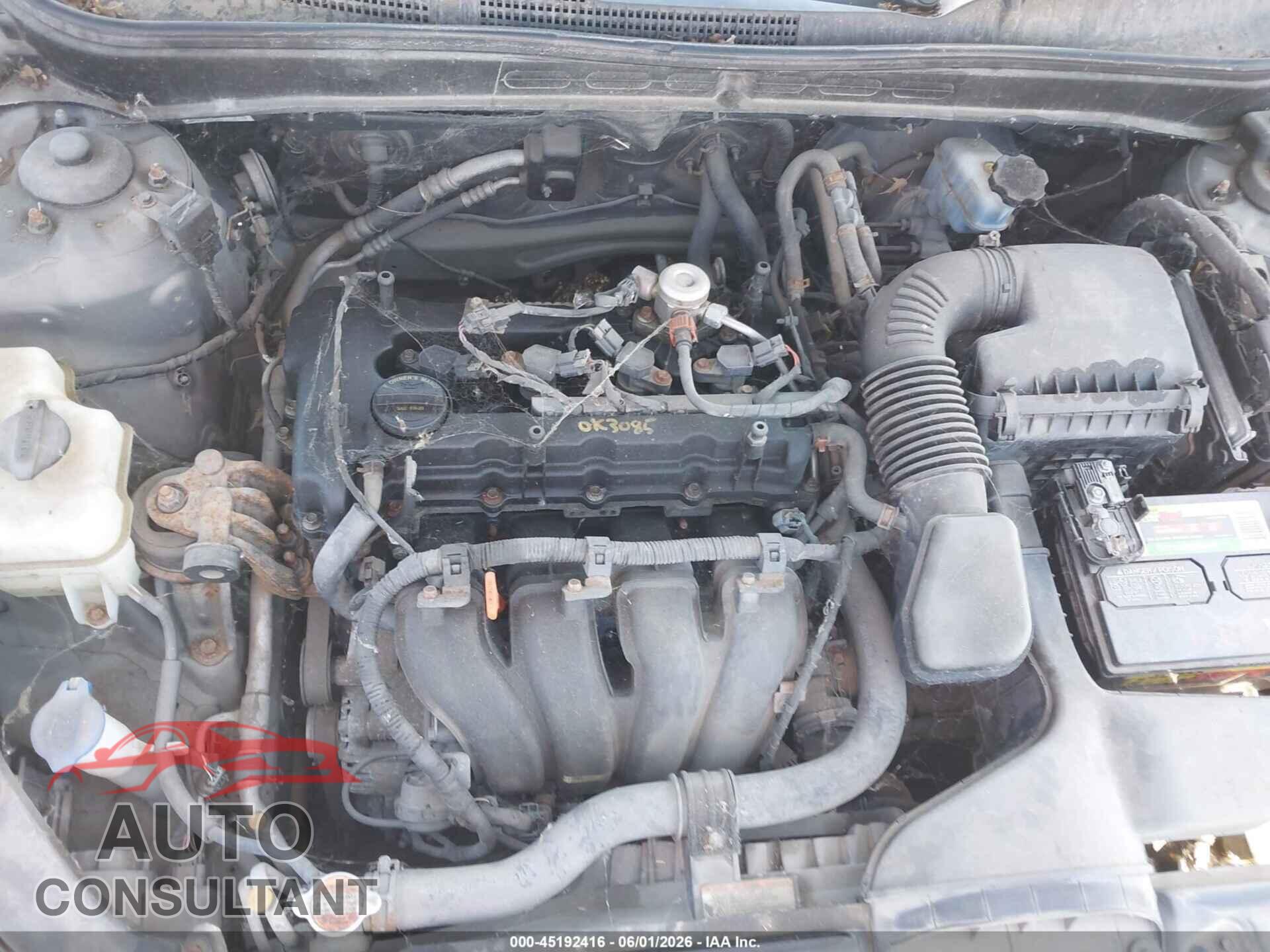 HYUNDAI SONATA 2012 - 5NPEC4AC1CH351147
