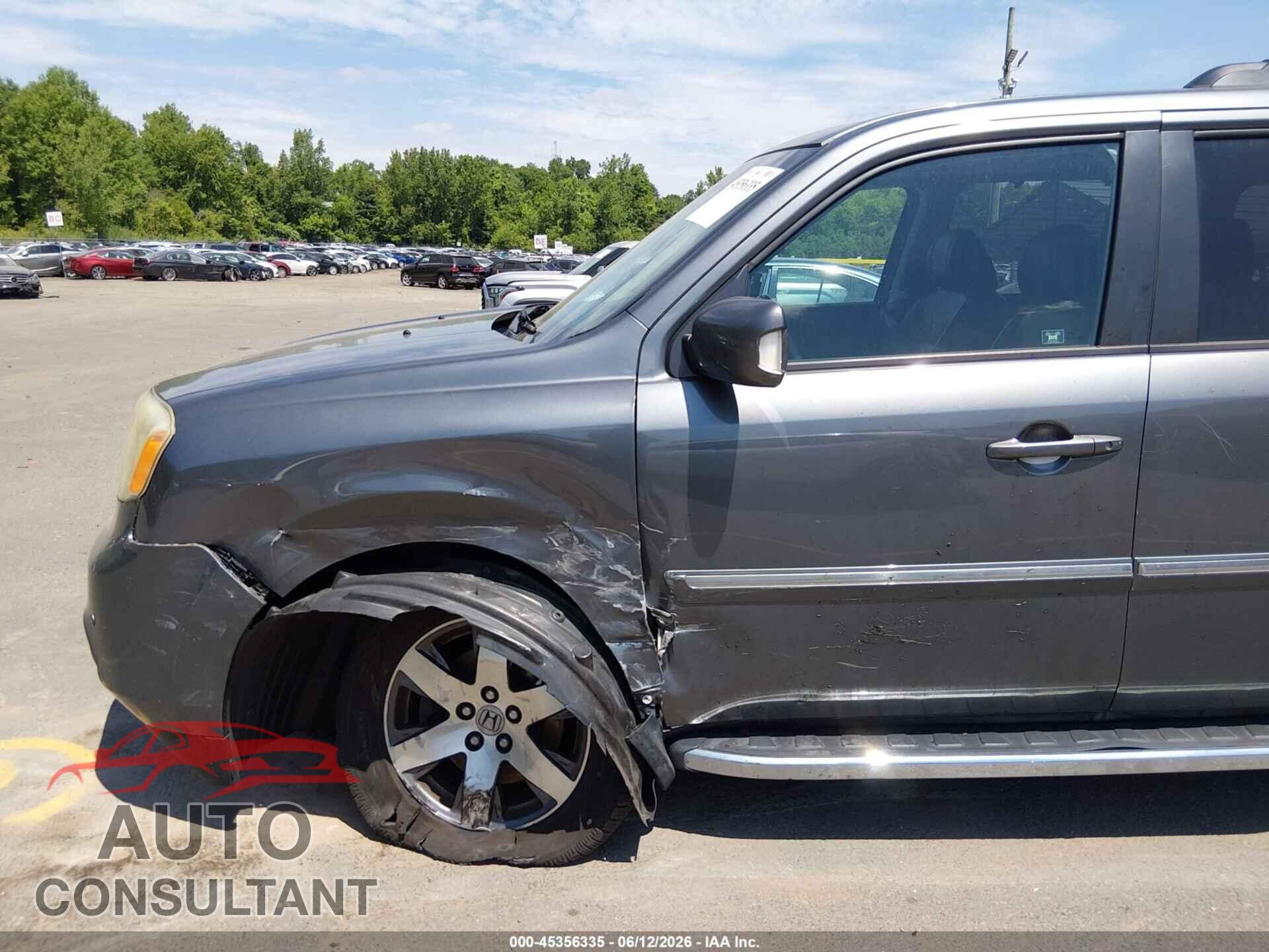 HONDA PILOT 2012 - 5FNYF4H94CB010953
