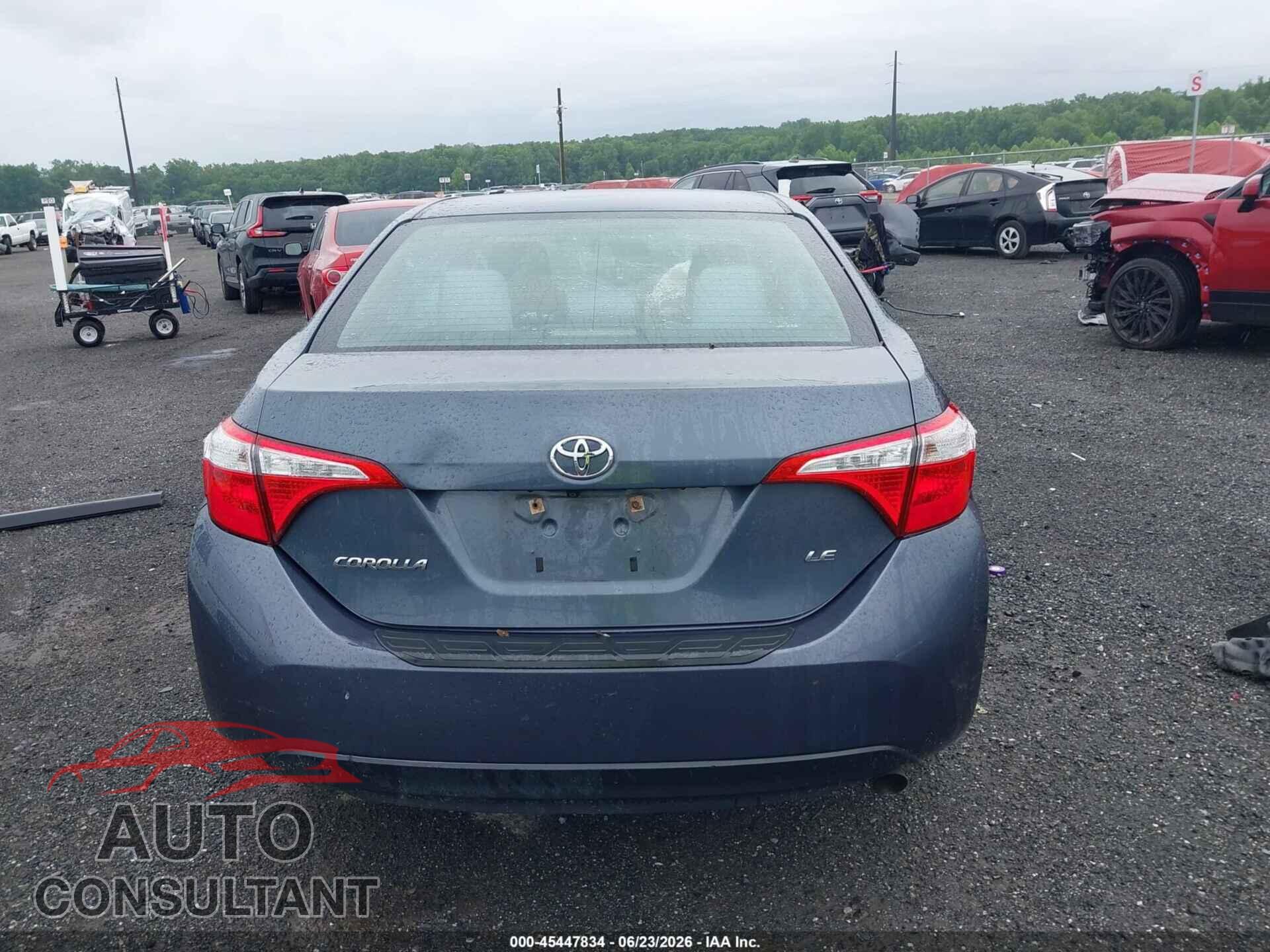 TOYOTA COROLLA 2015 - 2T1BURHEXFC245940