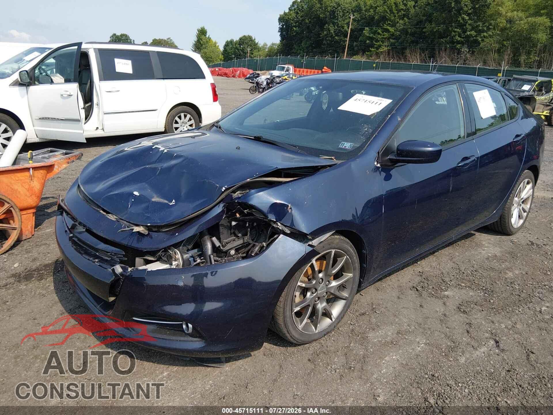 DODGE DART 2014 - 1C3CDFBB6ED926667