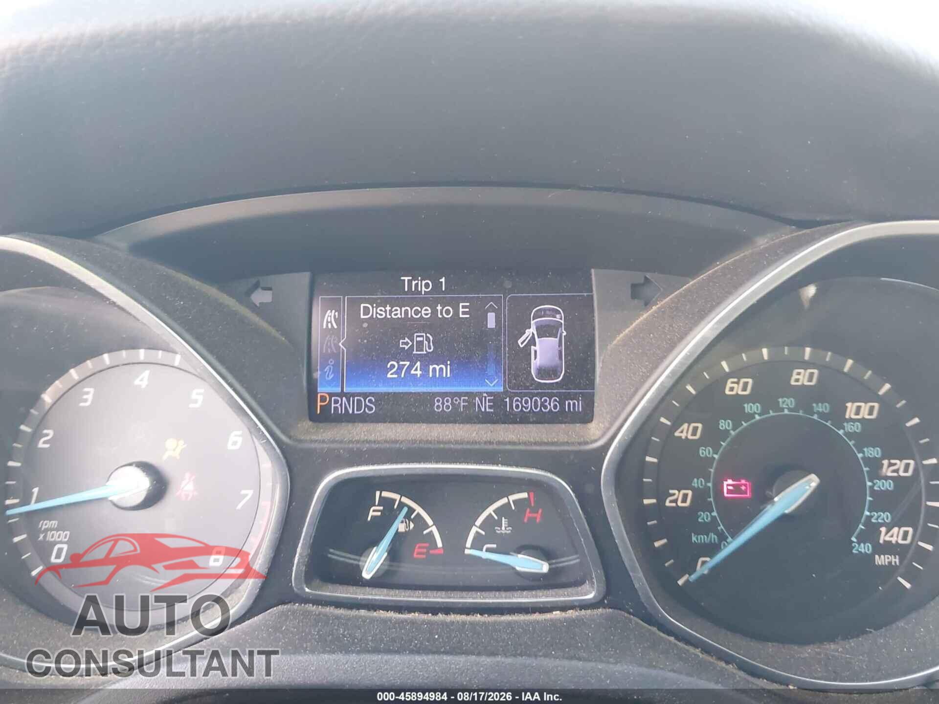 FORD FOCUS 2013 - 1FADP3N22DL156351