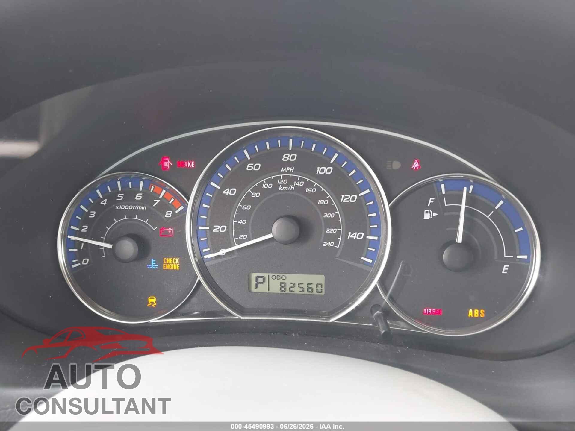 SUBARU FORESTER 2011 - JF2SHADC1BH783735