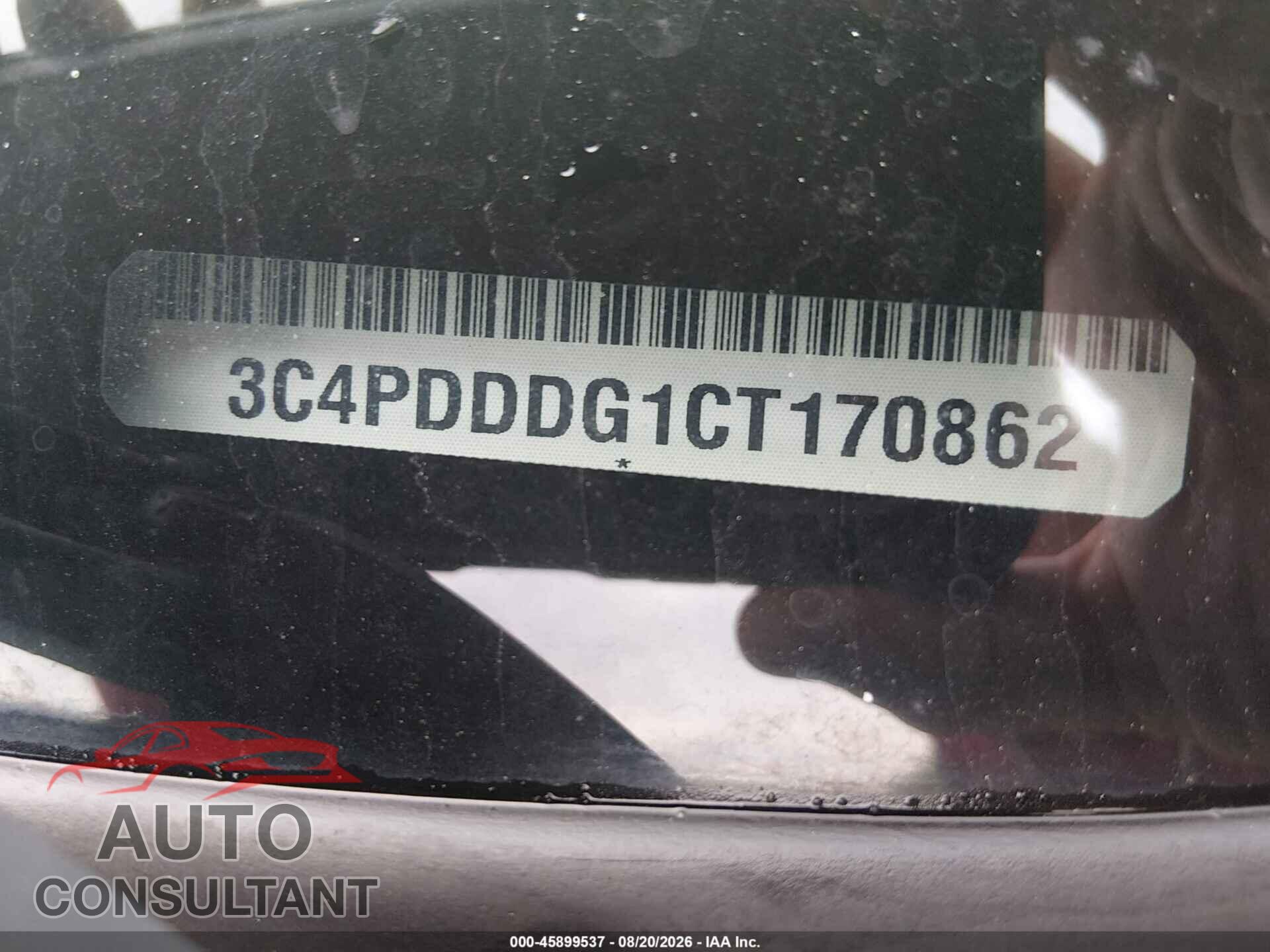 DODGE JOURNEY 2012 - 3C4PDDDG1CT170862