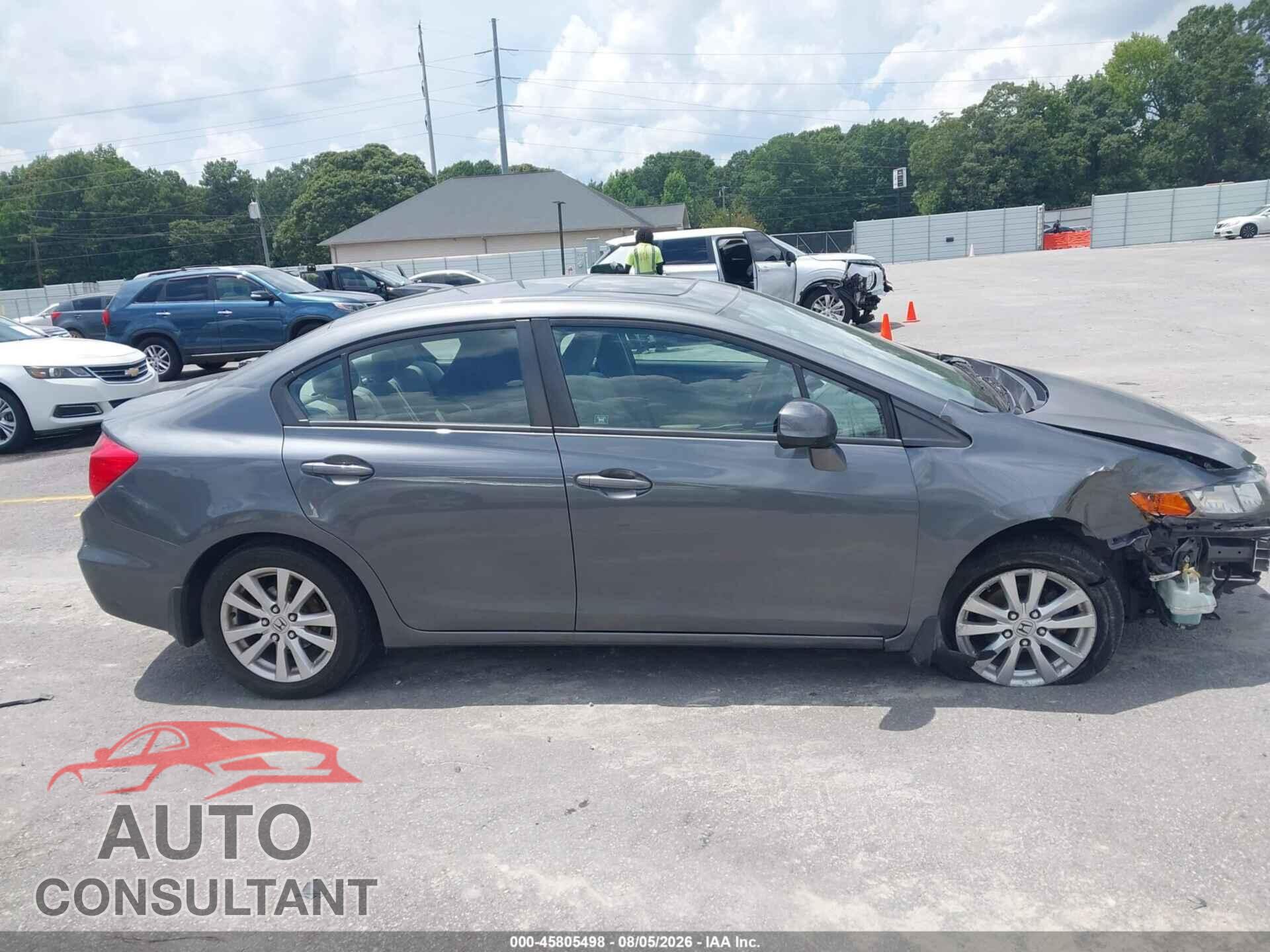 HONDA CIVIC 2012 - 19XFB2F87CE005396