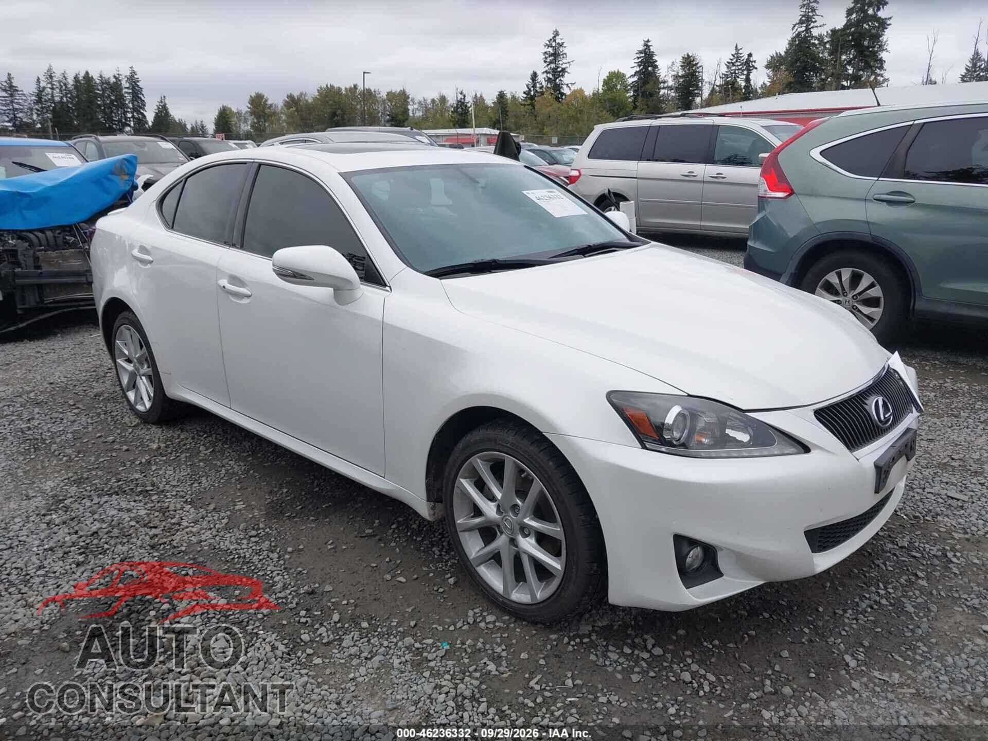 LEXUS IS 250 2011 - JTHCF5C26B5045650