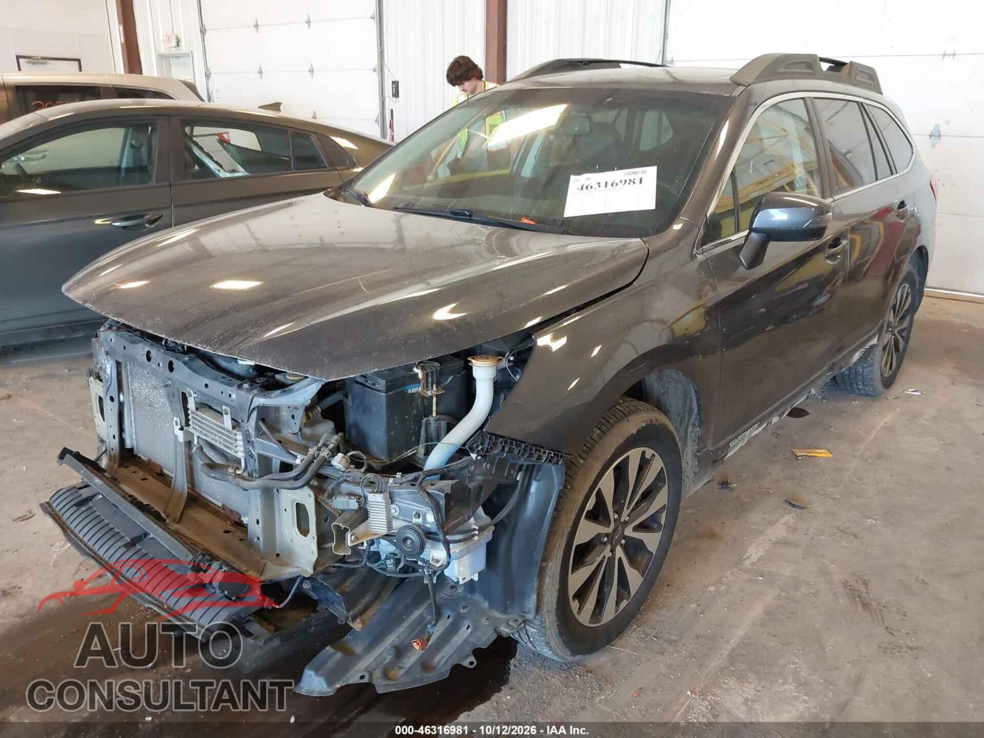 SUBARU OUTBACK 2015 - 4S4BSBLC8F3334624