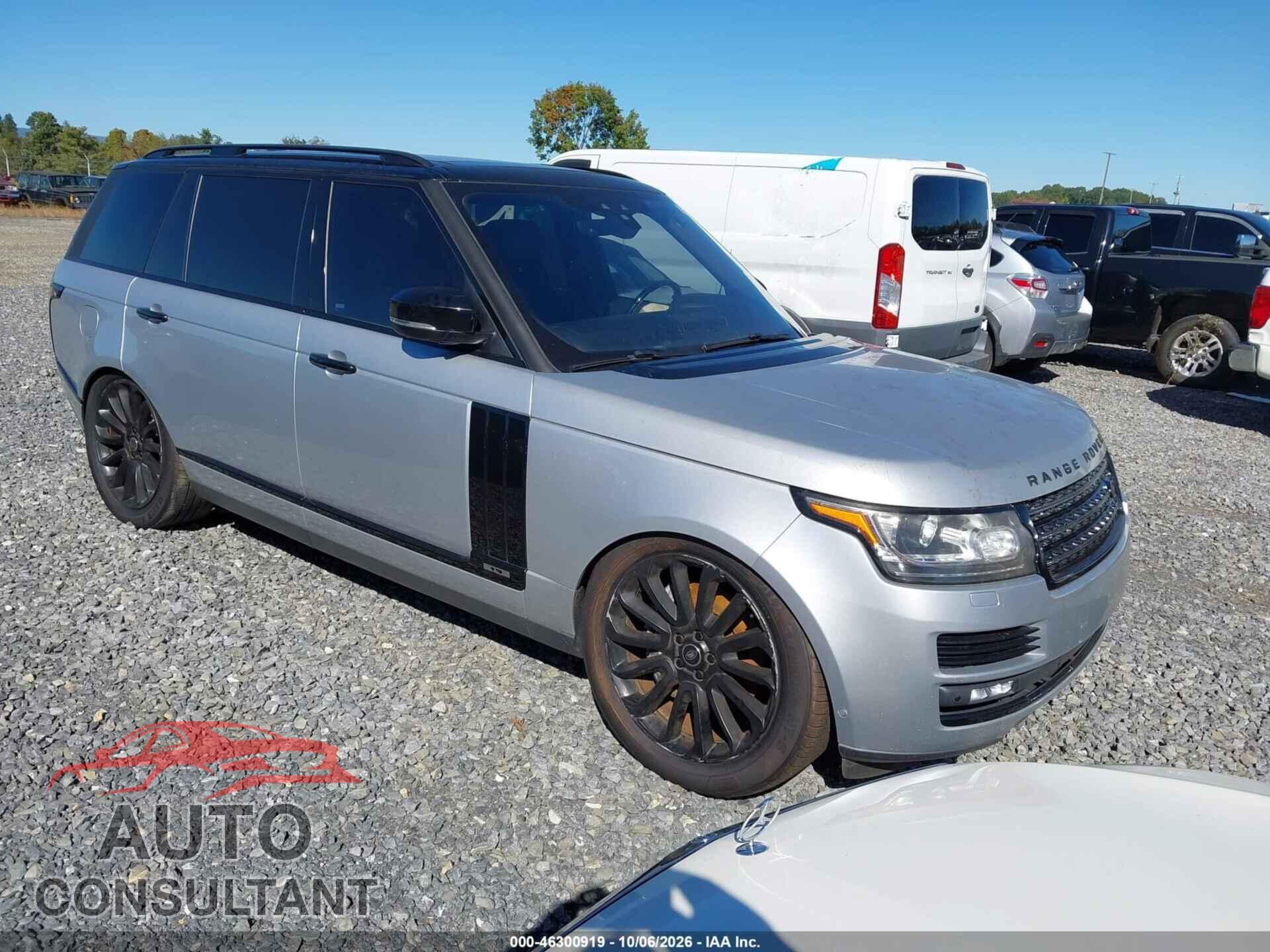 LAND ROVER RANGE ROVER 2017 - SALGS5FE9HA329772